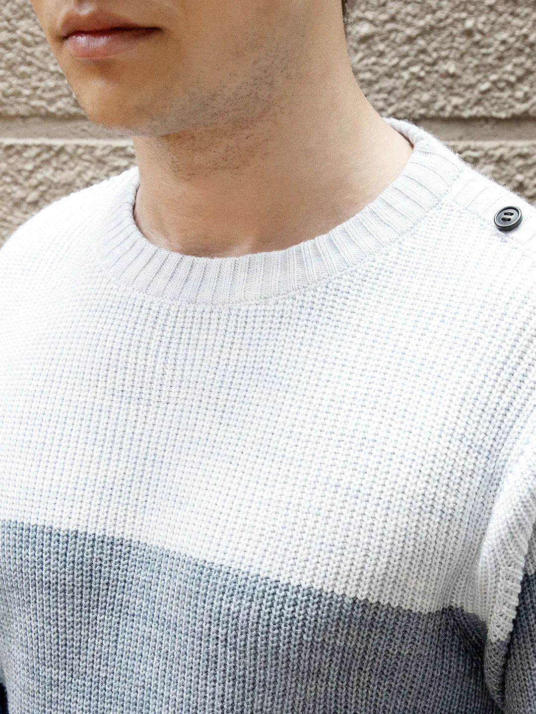 TheOddOnes Contrast Panel Sweater - Image 7