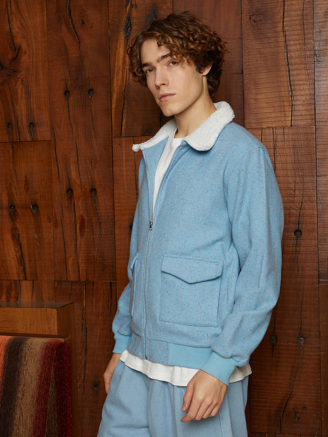 TheOddOnes Fleece-Lined Zip-Front Jacket - Image 3