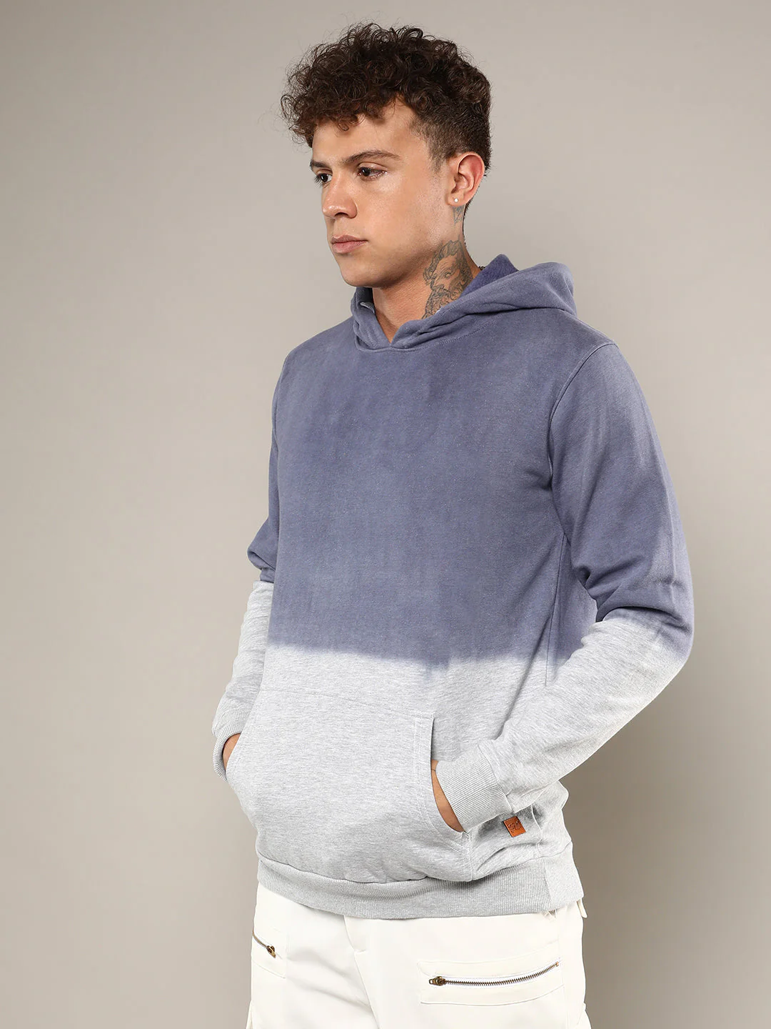 TheOddOnes Ombre Panel Hoodie - Image 3