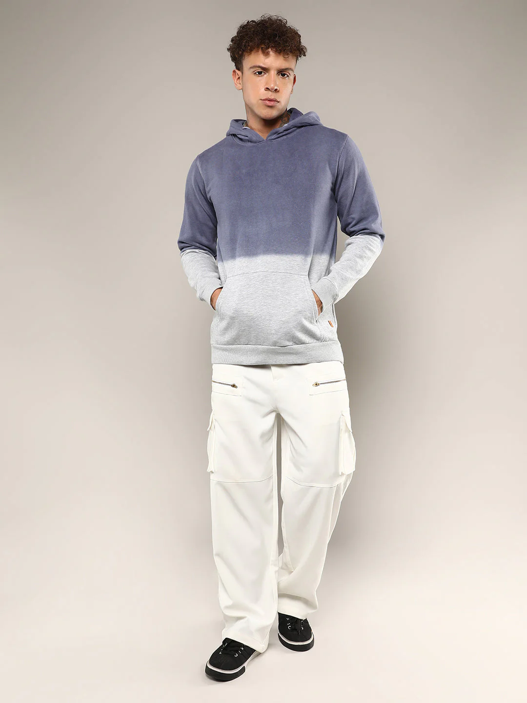 TheOddOnes Ombre Panel Hoodie - Image 5
