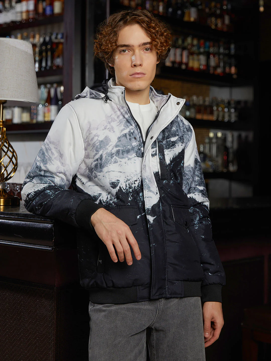TheOddOnes Snowcaps Zip-Front Puffer Jacket - Image 2