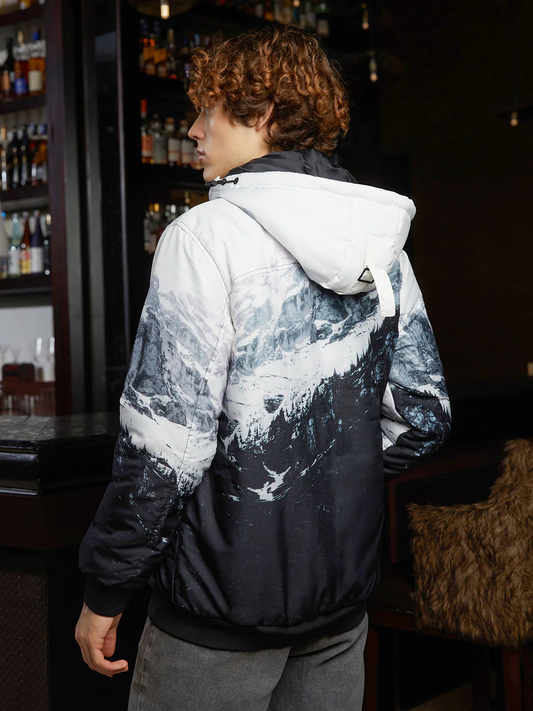 TheOddOnes Snowcaps Zip-Front Puffer Jacket - Image 4