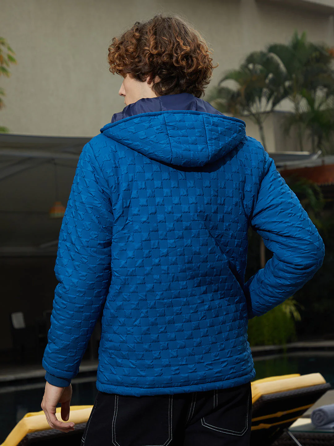 TheOddOnes Tactile Shepard Check Puffer Jacket - Image 4
