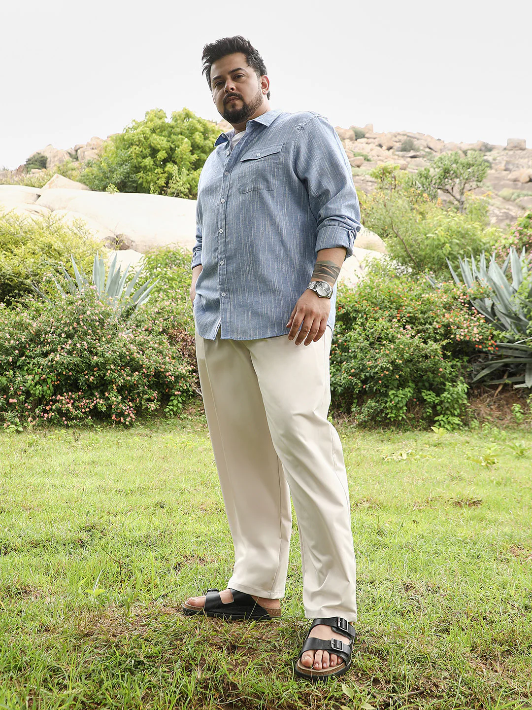 Thread-Jacquard Shirt - Image 5