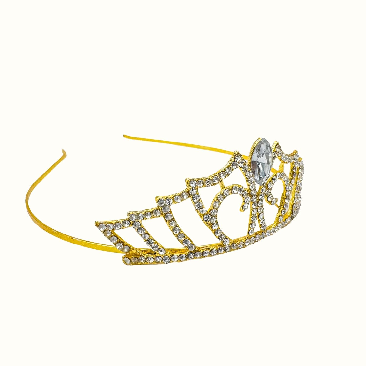 Tiara Gold crown for Girls Birthday - Image 3
