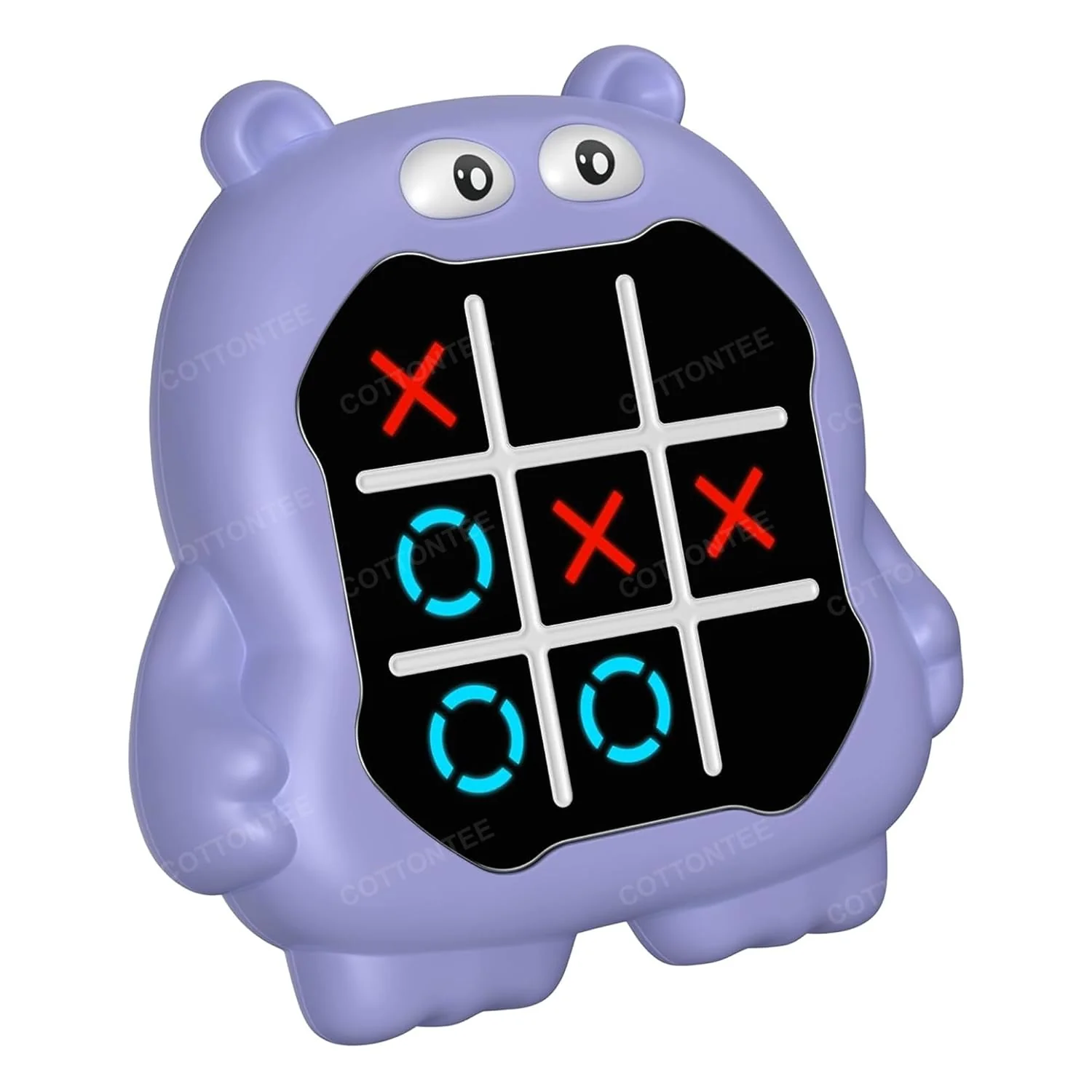 Tic Tac Toe Game, Animal-Themed 2-in-1 Handheld Puzzle Game Console, Board Games for Kids, Portable Travel Games, Birthday Gifts, for Age 3+ - Image 10