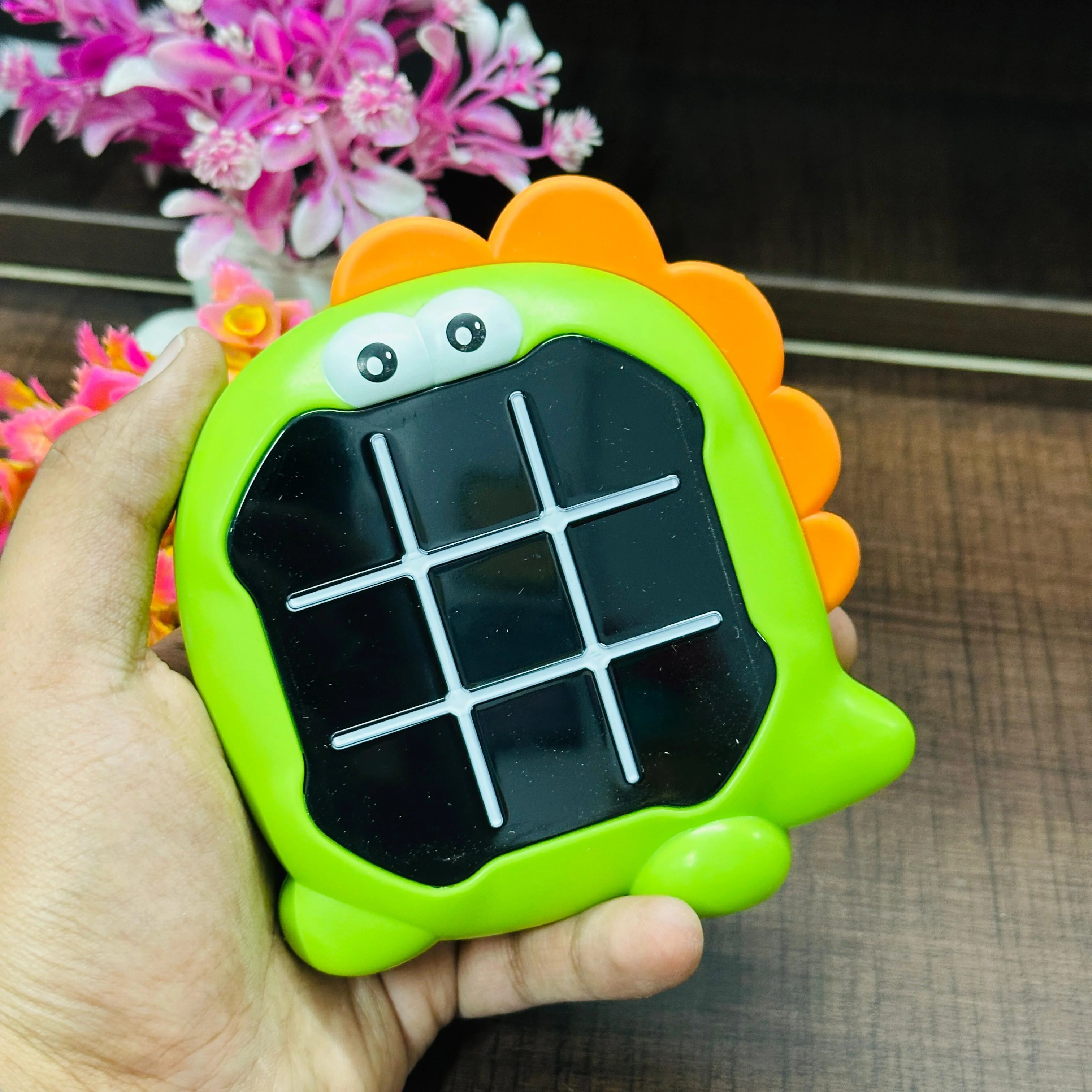 Tic Tac Toe Game, Animal-Themed 2-in-1 Handheld Puzzle Game Console, Board Games for Kids, Portable Travel Games, Birthday Gifts, for Age 3+ - Image 19