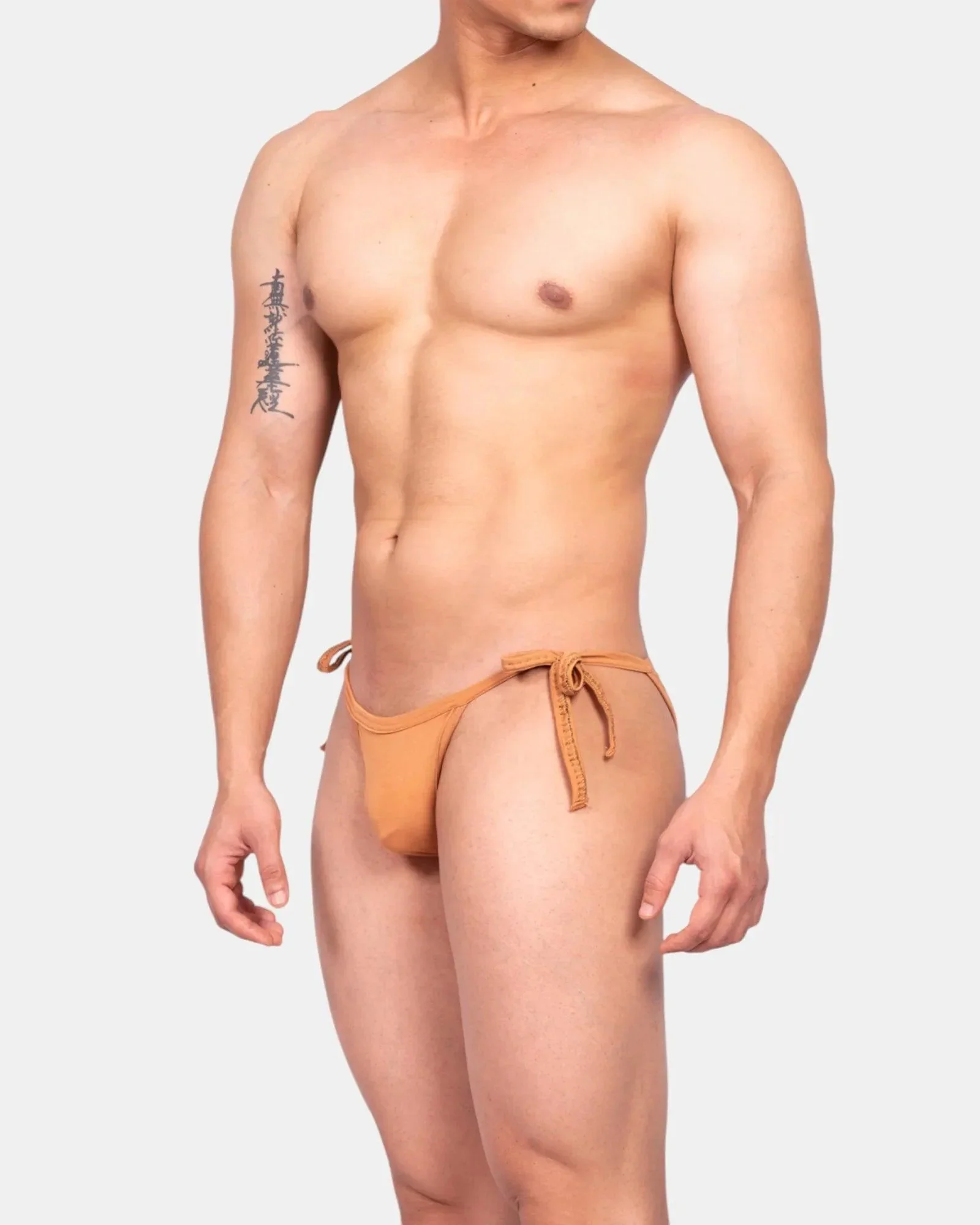 Tie-Me-kNOT Brief /Tan - Image 5