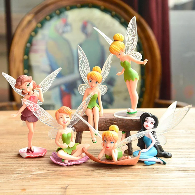 Tinkerbell Little Princess Cake Topper (Pack of 6) - Image 8