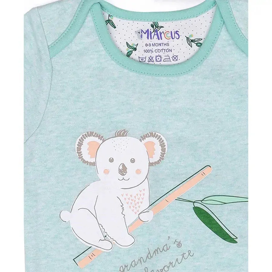 Tiny Tog Knitted Unisex Romper - Koala (Pack Of 2) - Image 7