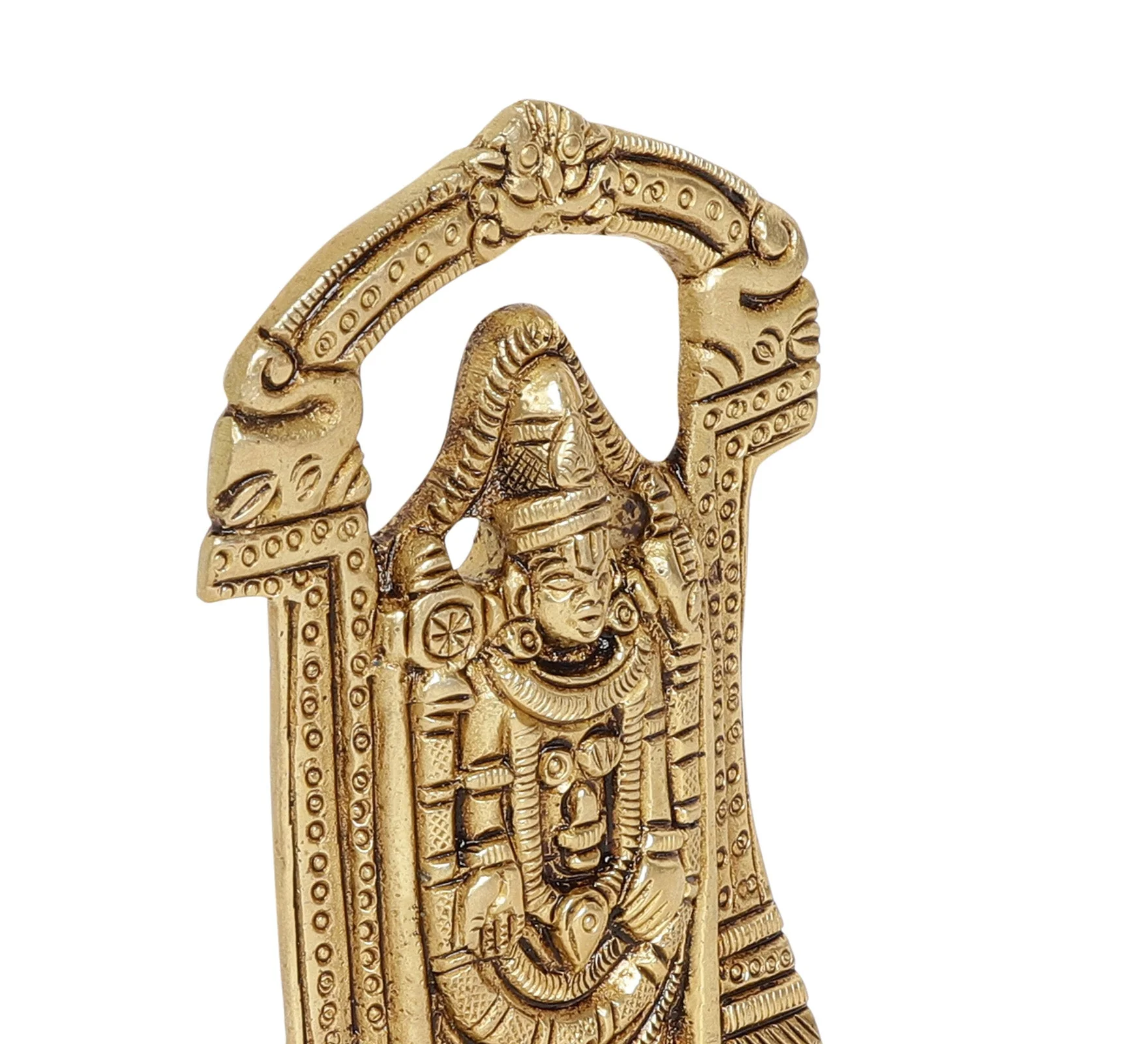 Tirupati Balaji Brass Idol | 100% Pure Brass | Antique Finish - Image 9