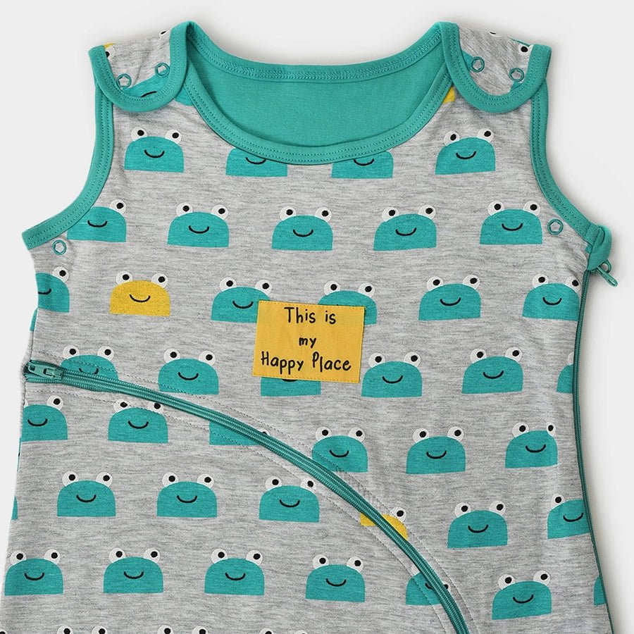 Toad Newborn Summer Sleeping Bag - Green - Image 5