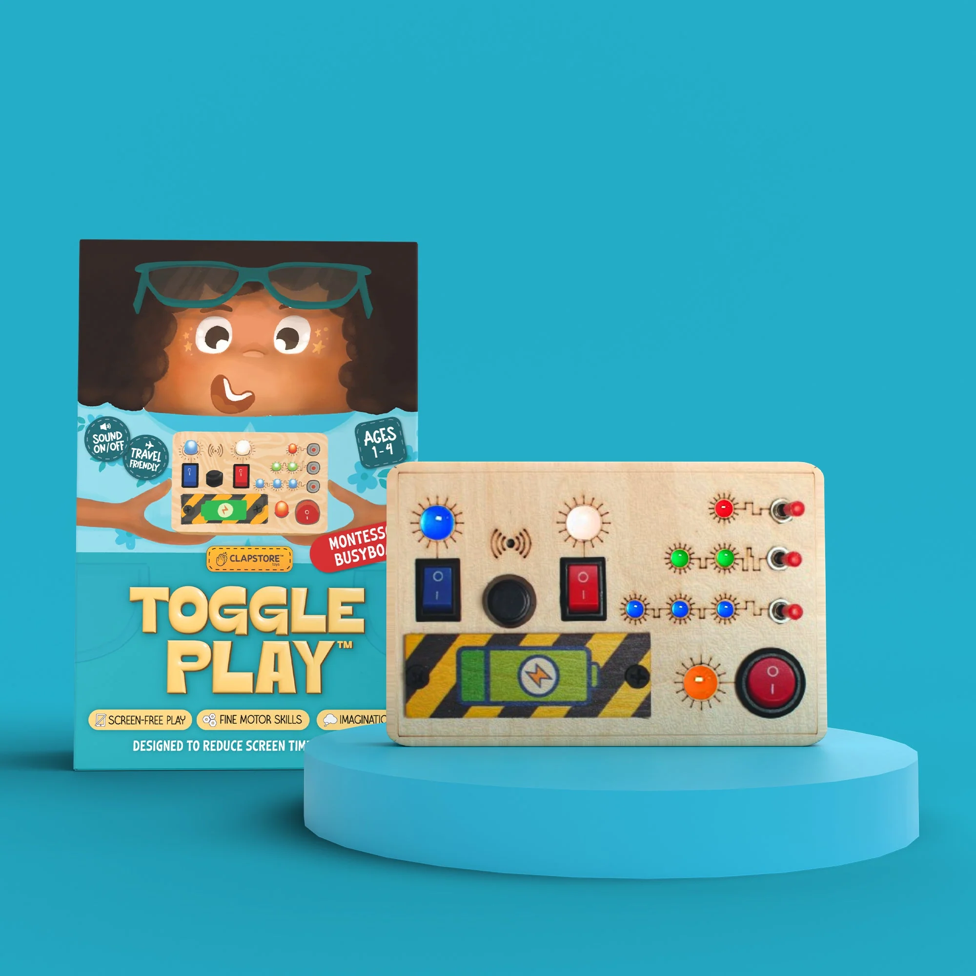Toggle Play Montessori Busy Board-V6 - Image 244