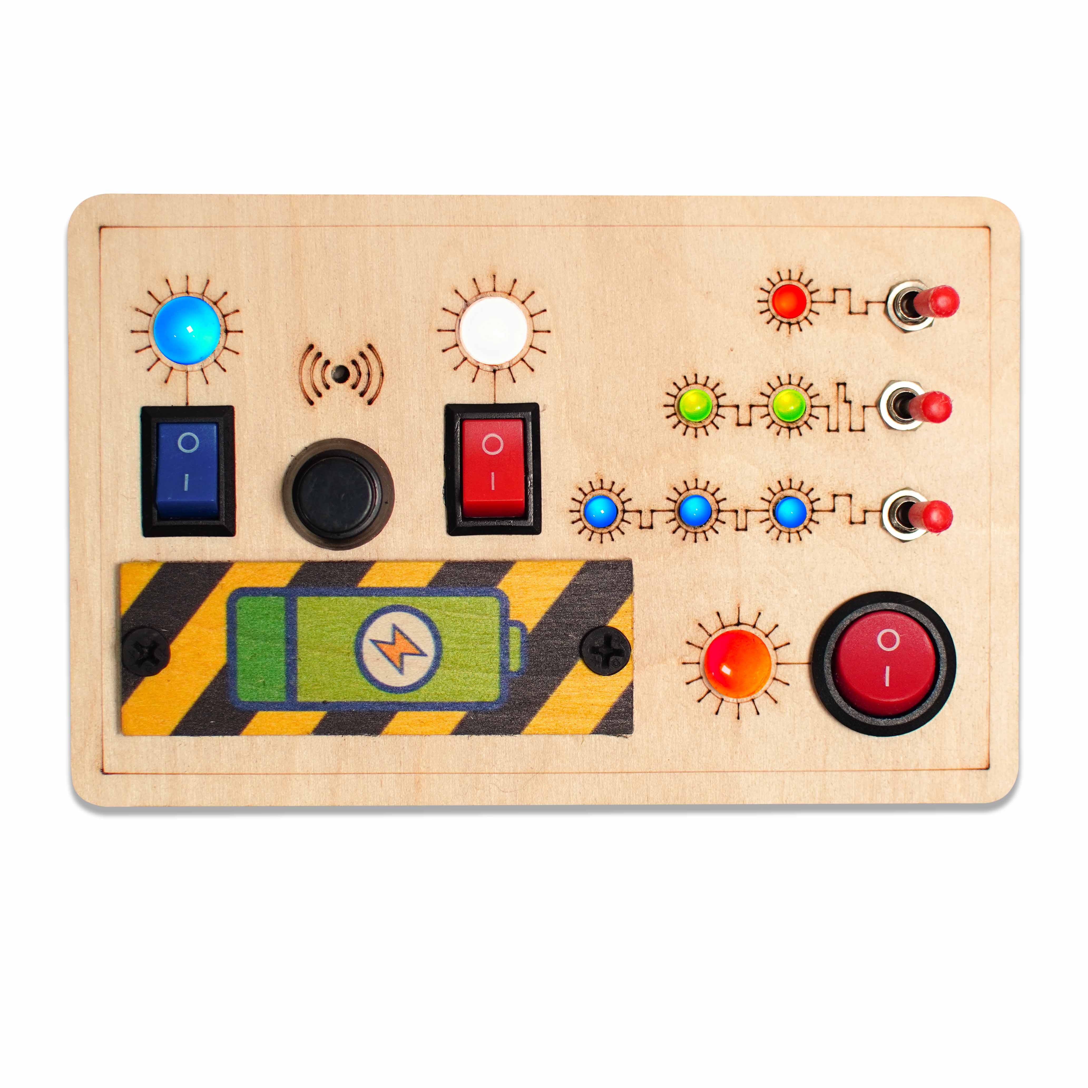 Toggle Play Montessori Busy Board-V6 - Image 8