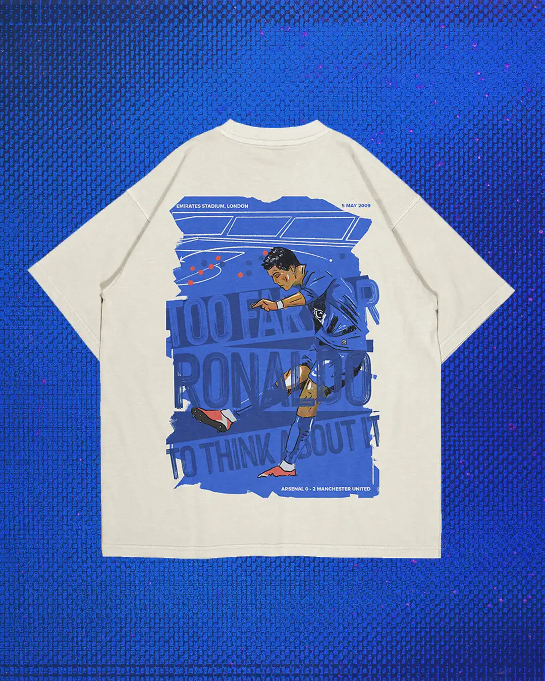 Too Far For Ronaldo T-shirt - Image 11