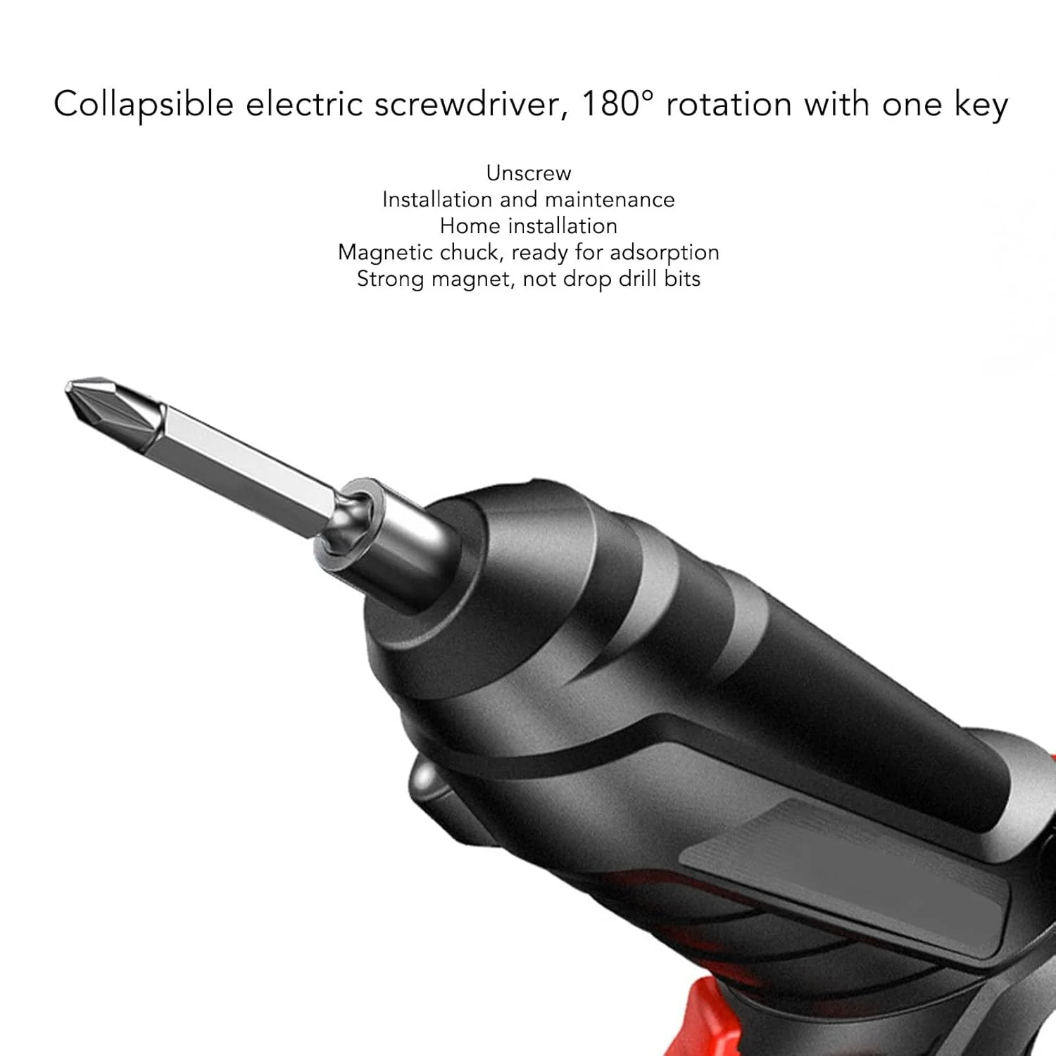 ToolKit: Cordless Electric Screwdriver Kit (47-Piece Set), 4.2V Rechargeable Portable Drill with USB Charging, 3.2Nm Torque for Home Repair & DIY - Image 2