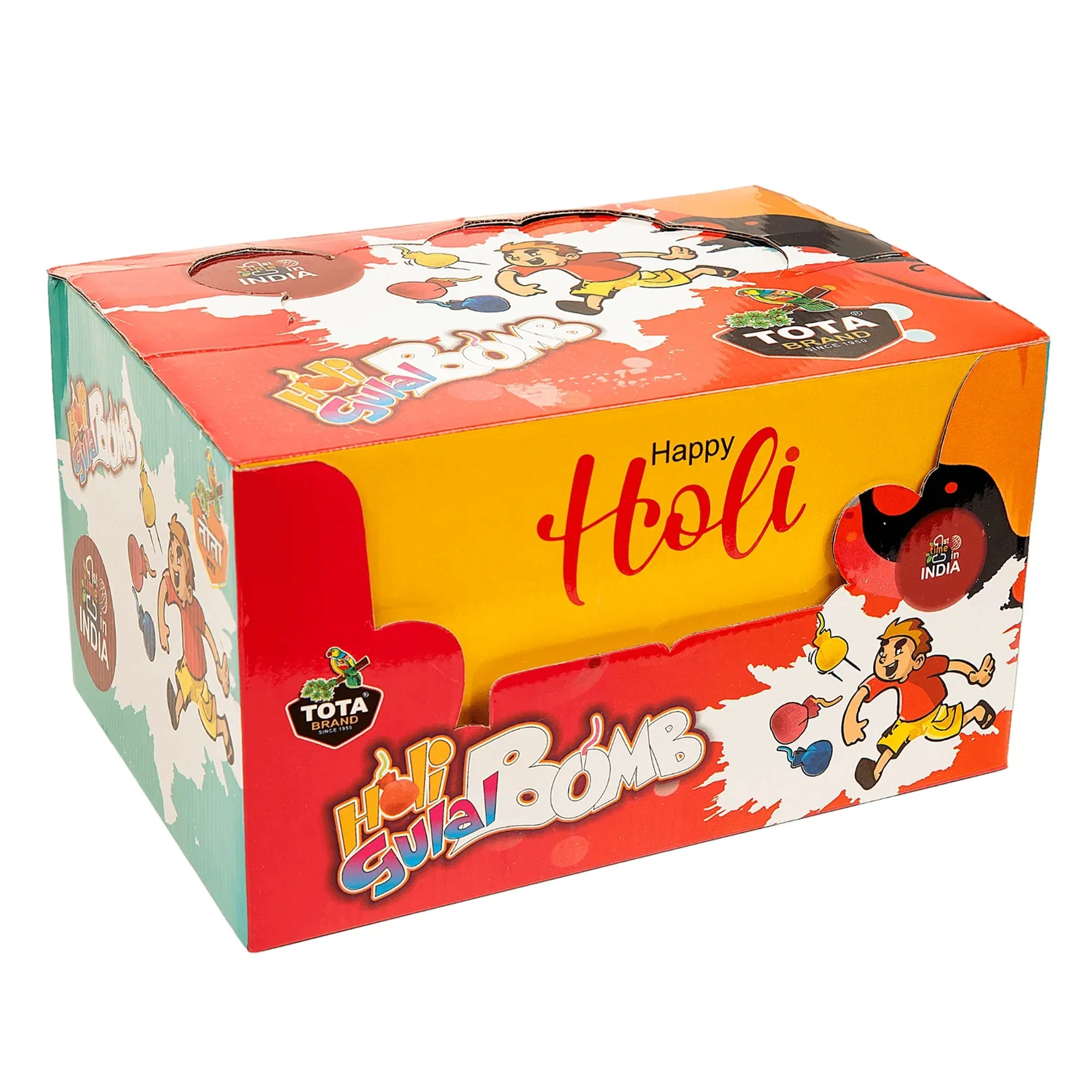 Tota Holi Gulal Ball 60gm | Holi Celebration Gulal Color Bomb Toy - Image 3