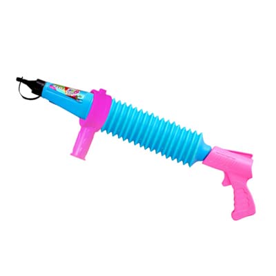 Tota Natural and Herbal AK 47 Gulal Gun with Stand for Holi 56cm | Sprays Dry Colors in Air | Holi Kit for Kids, Festivals, Celebrations with 2 Packets of Gulal Colors - Image 2