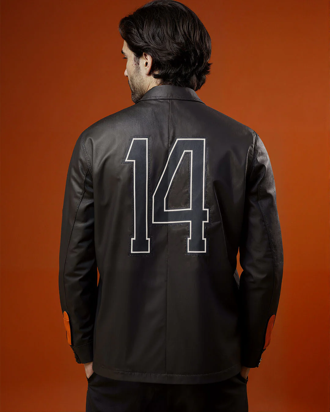 Total Football Pure Leather Jacket - Image 3