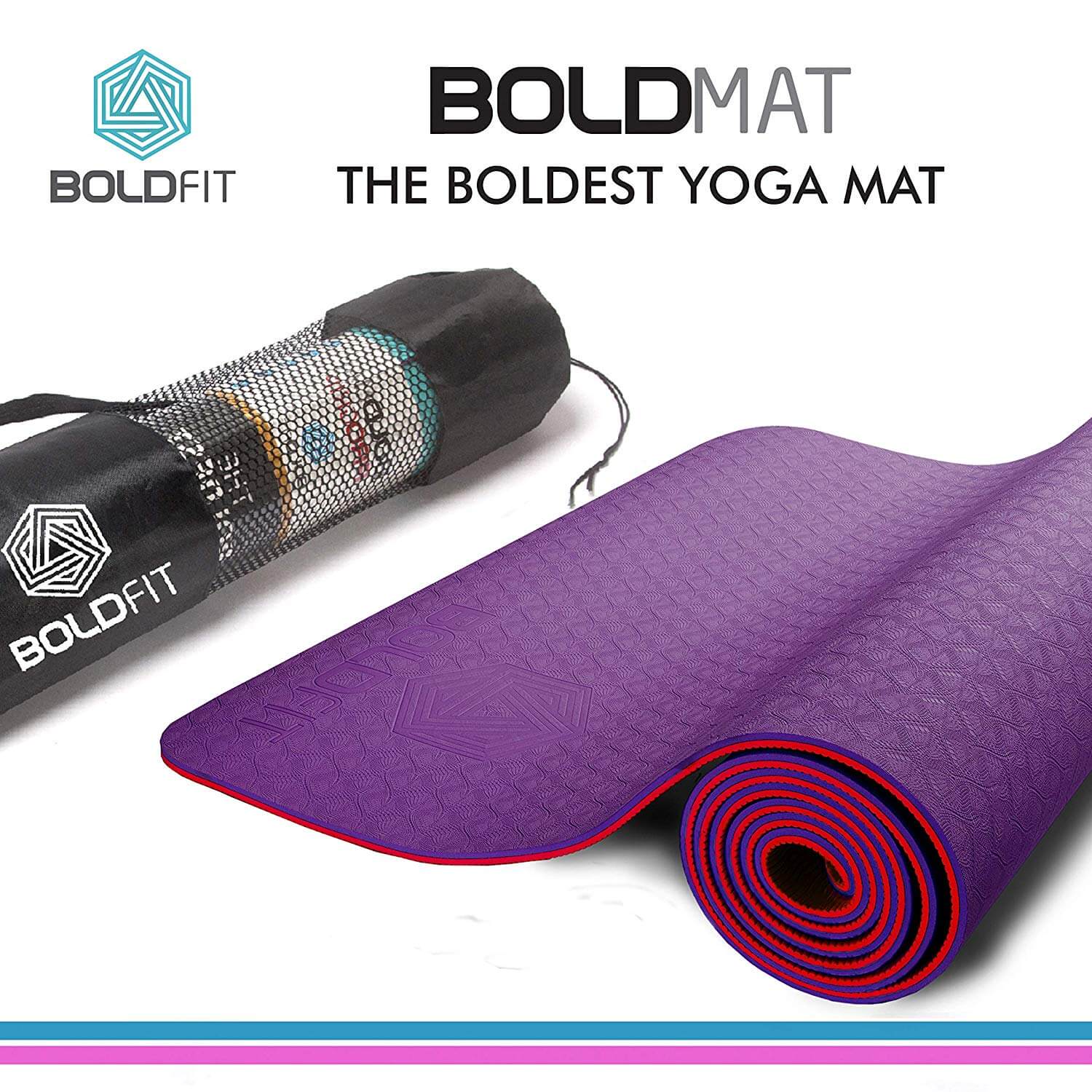 TPE Yoga Mat 6mm - Image 10