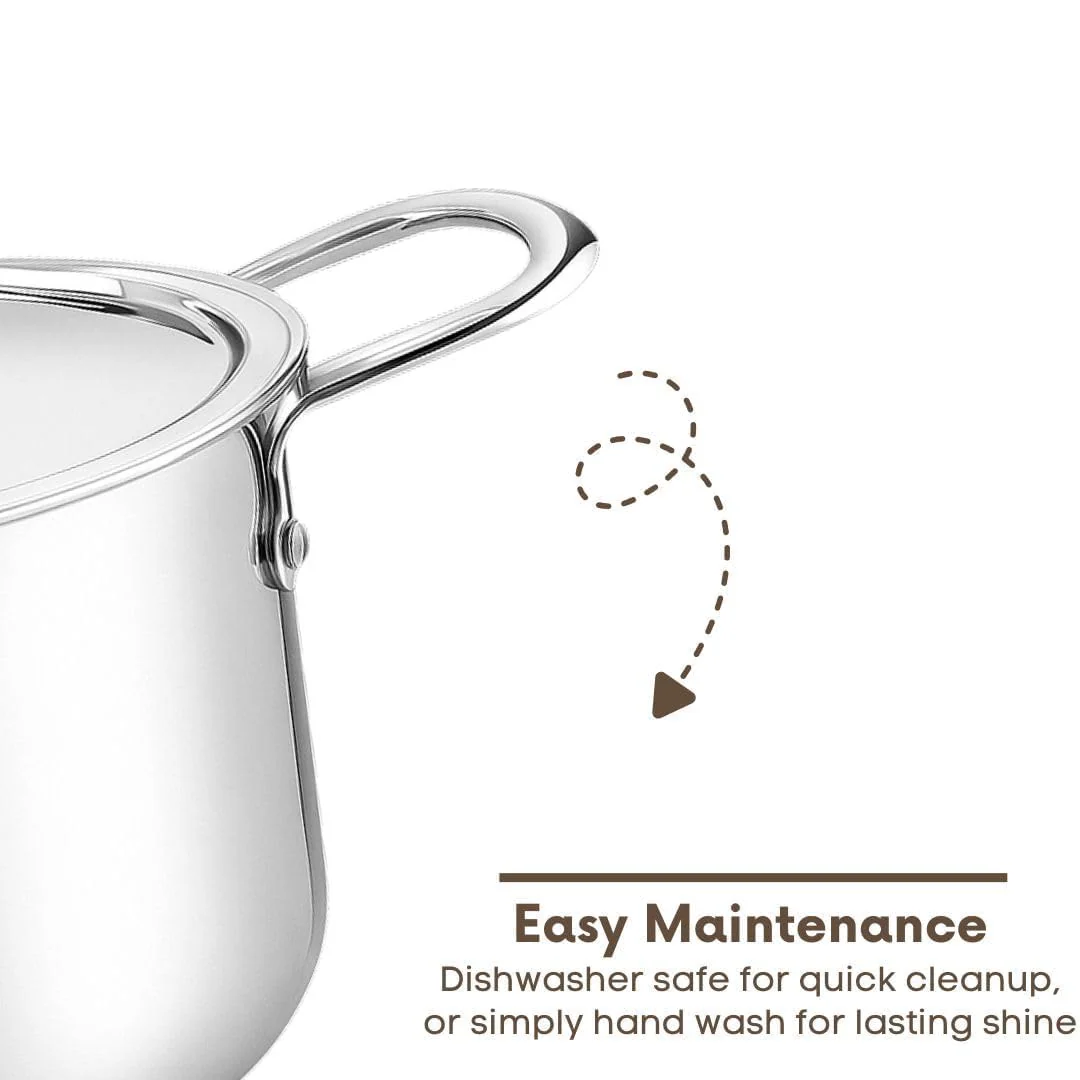 Triply Stainless Steel Kadai with Heavy Bottom - Image 39