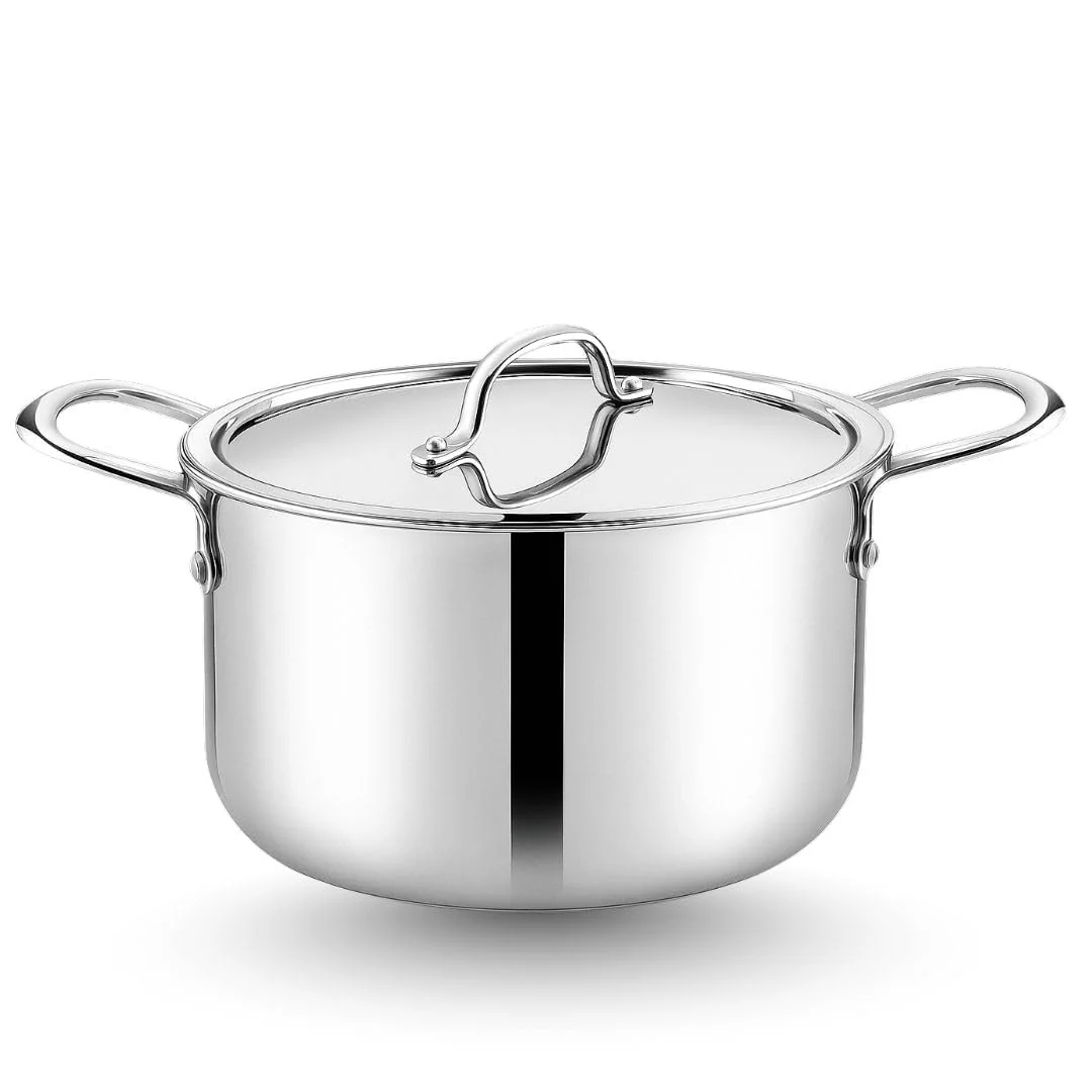 Triply Stainless Steel Kadai with Heavy Bottom - Image 48