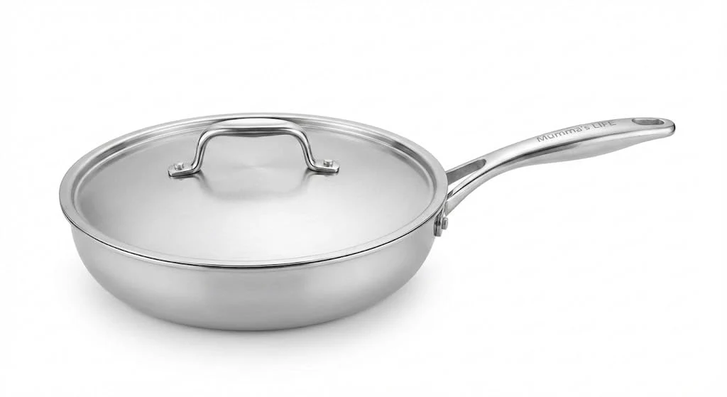Triply Stainless Steel Kadai with Heavy Bottom - Image 49