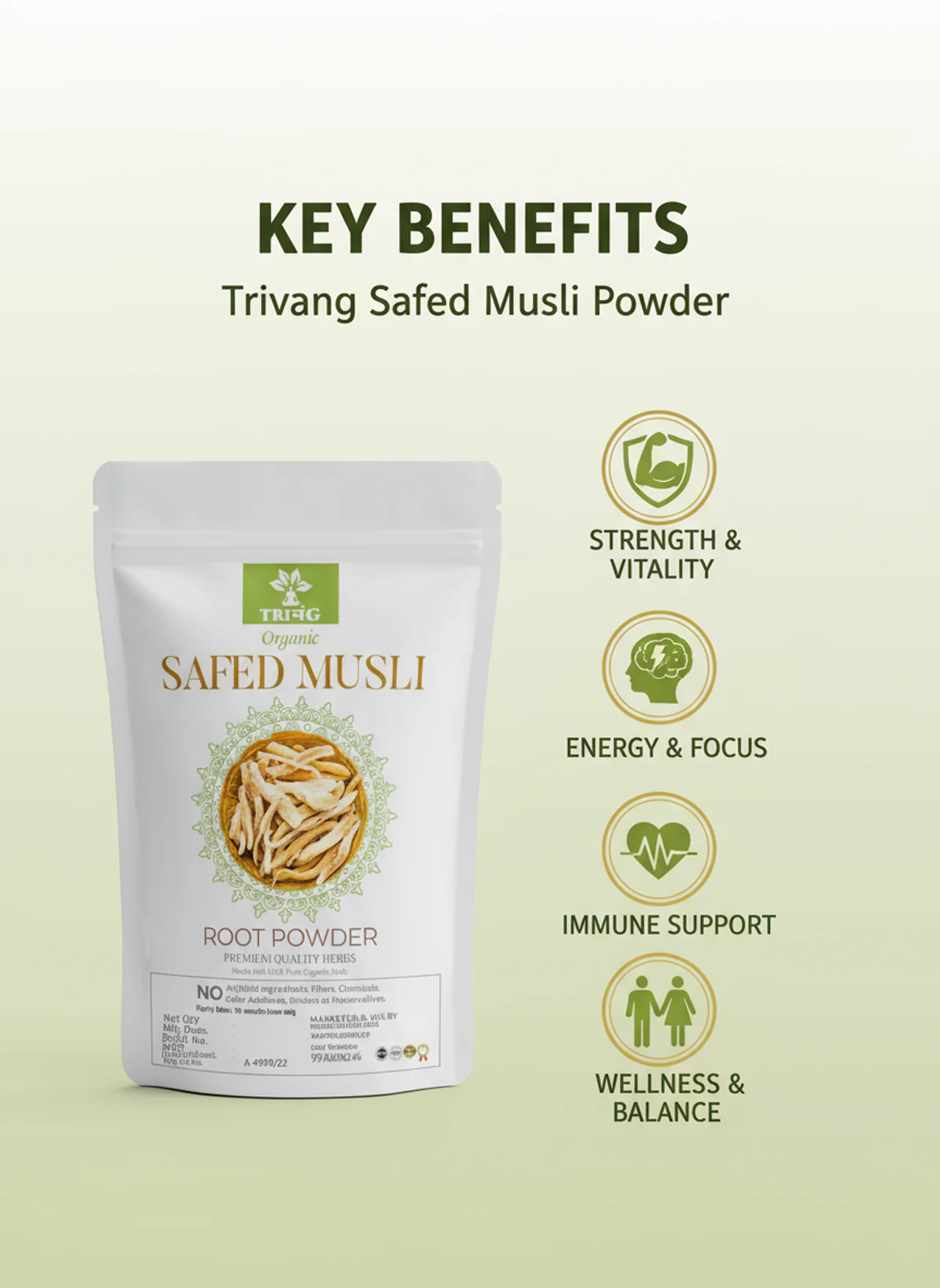 Trivang Safed Musli Powder - Image 6