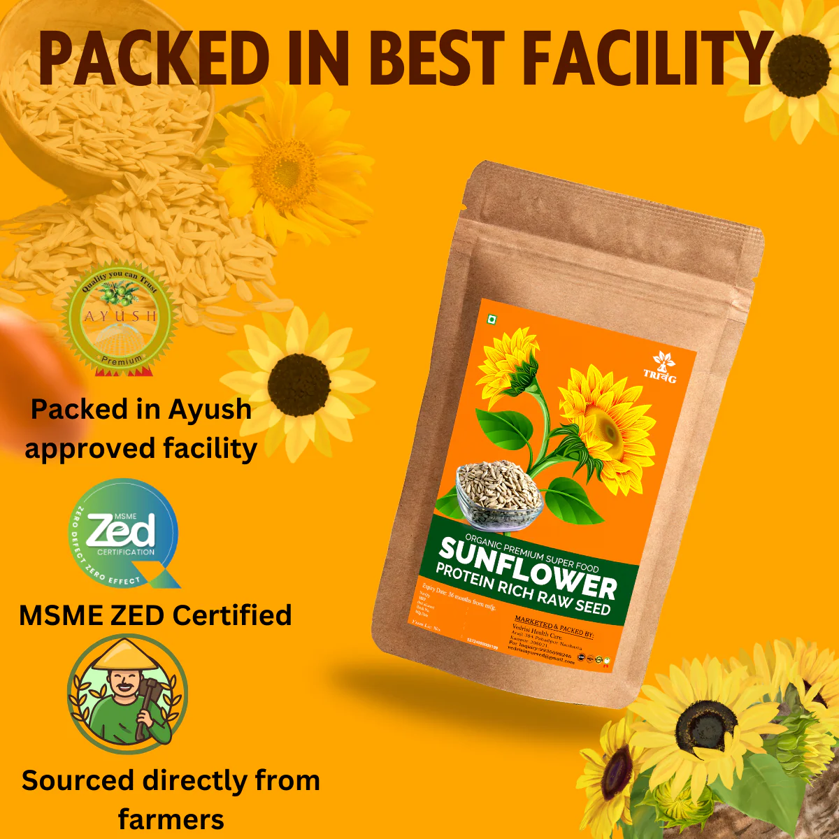 Trivang Sunflower Seeds - Image 8