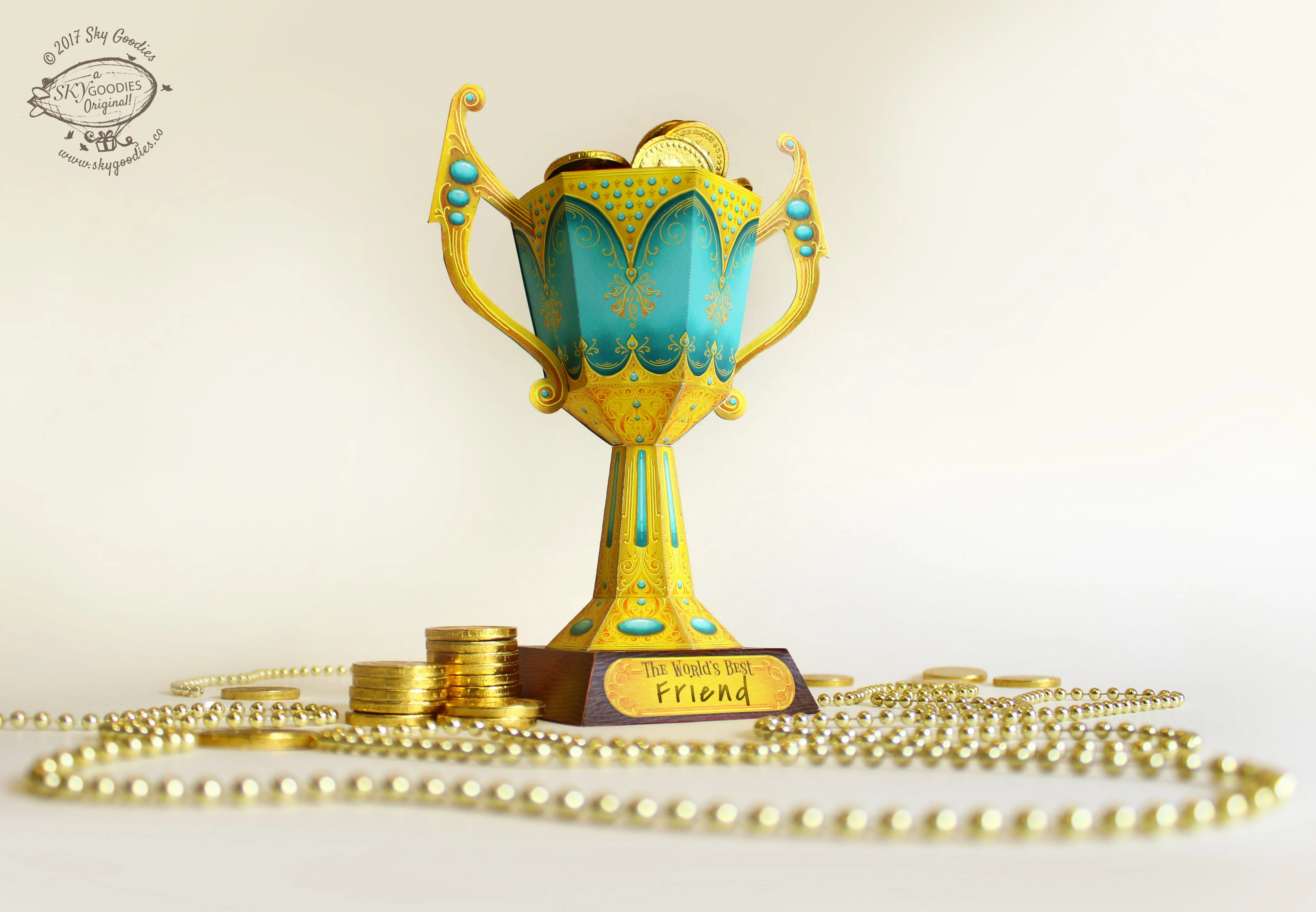 Trophy Cup - DIY Paper Craft Kit - Image 10
