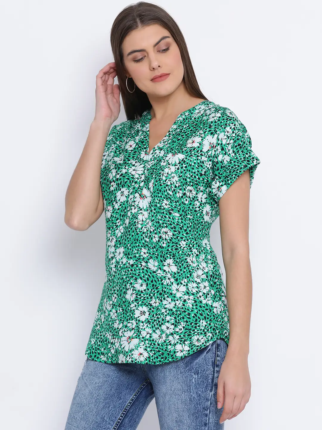 Tropical Shade Women Top - Image 3