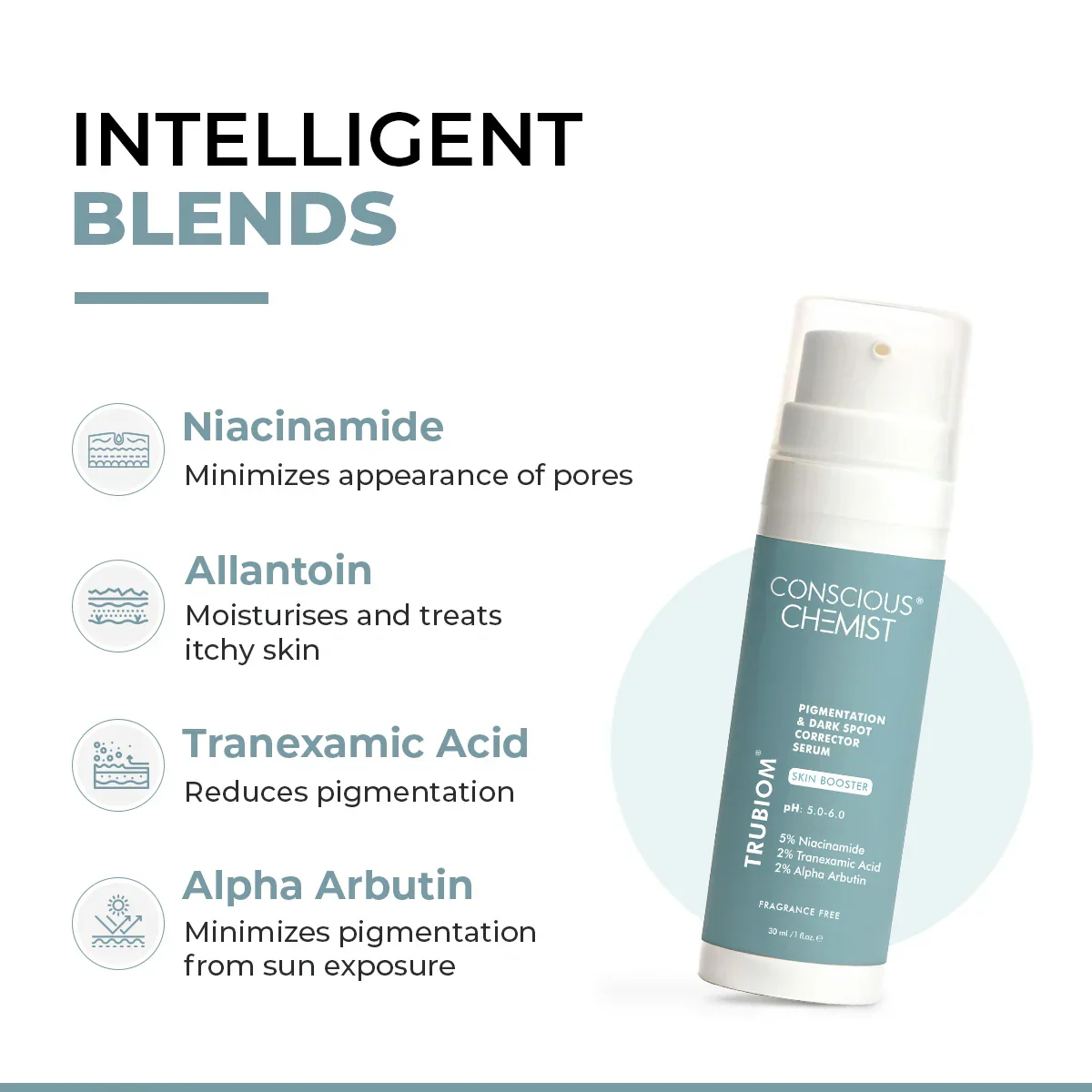 Trubiom Pigmentation & Dark Spots Treatment Serum | 30 ml | CK - Image 4
