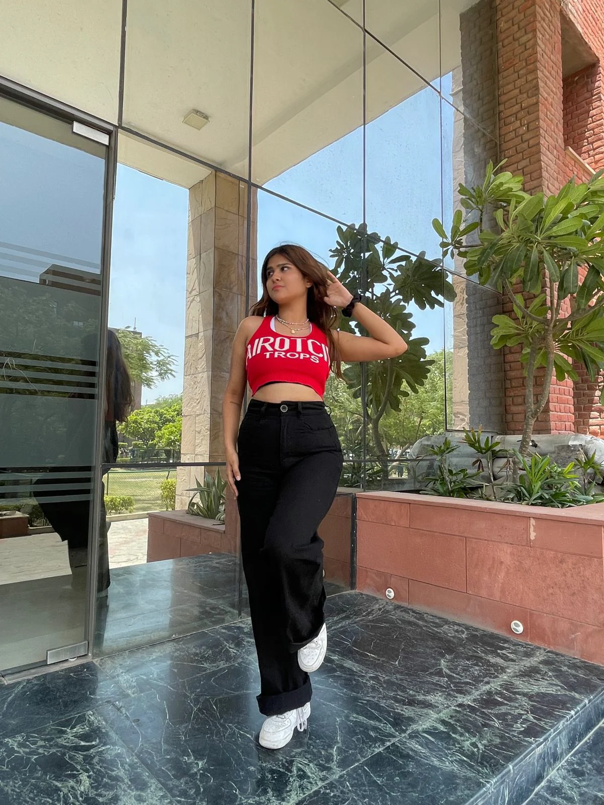 TRUE WIDE LEG DENIMS BLACK - Image 4