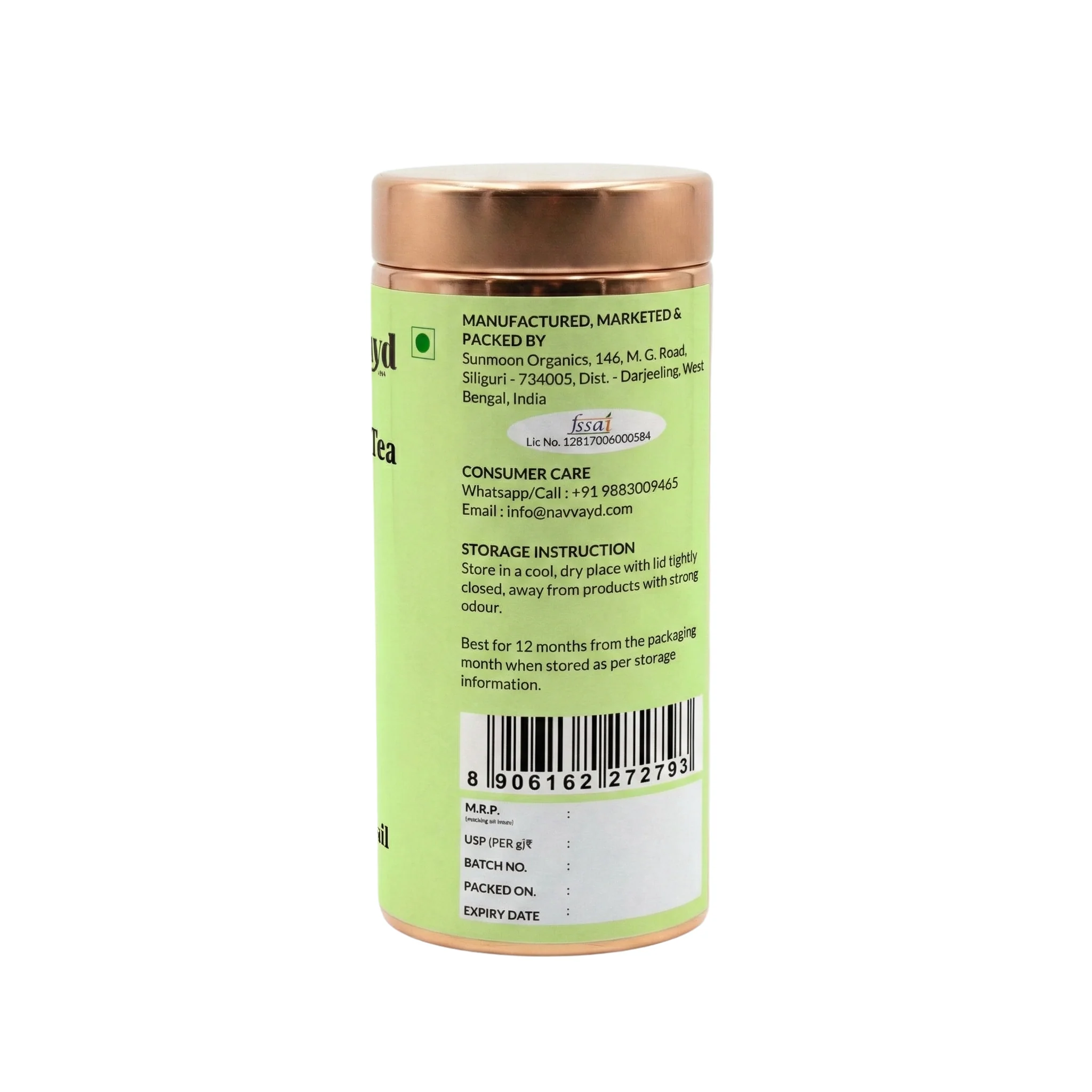 Tulsi Green Tea In Tin - Image 6