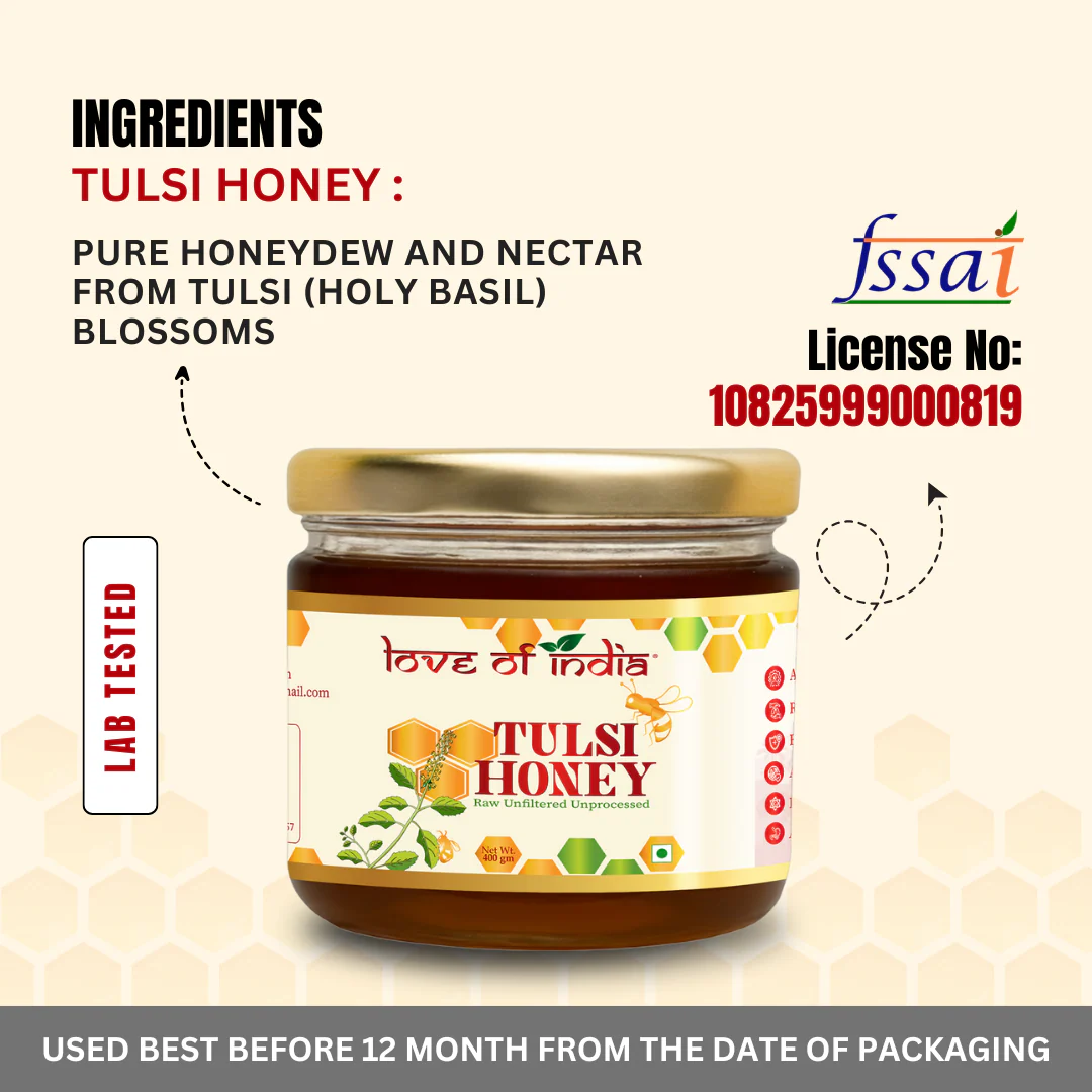 Tulsi Honey 400g | 100% Pure – Manages Stress & Boosts Immunity - Image 7