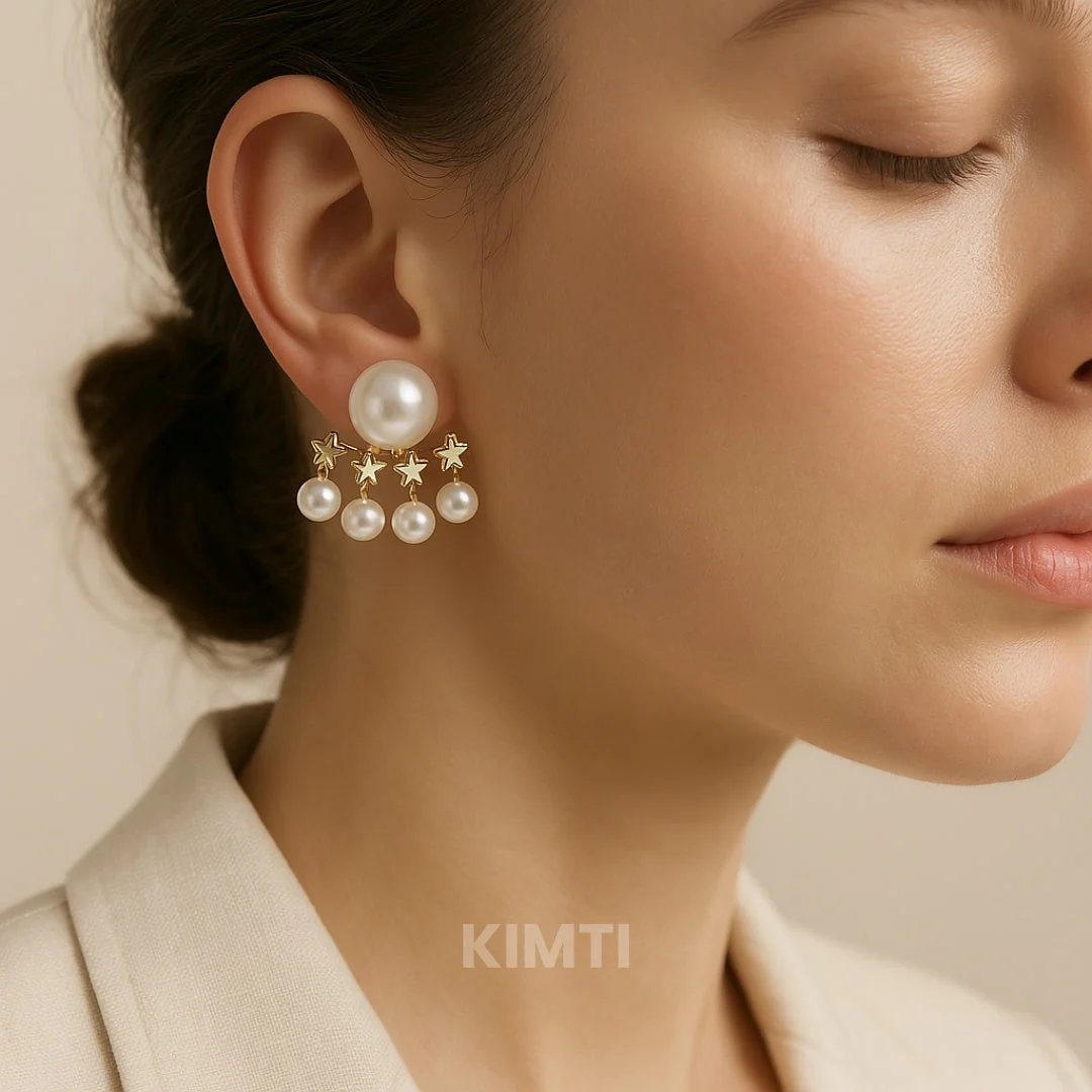 Twilight Drift Gemstone Studs earring - Image 2
