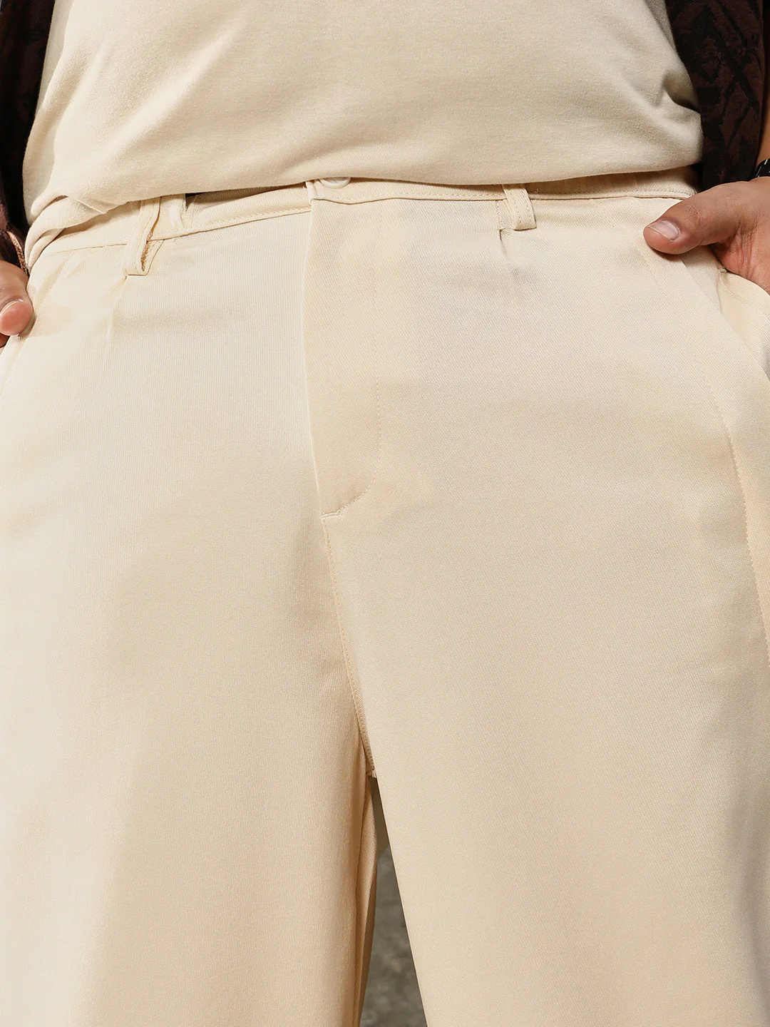 Twill-Panelled Chino Trousers - Image 7
