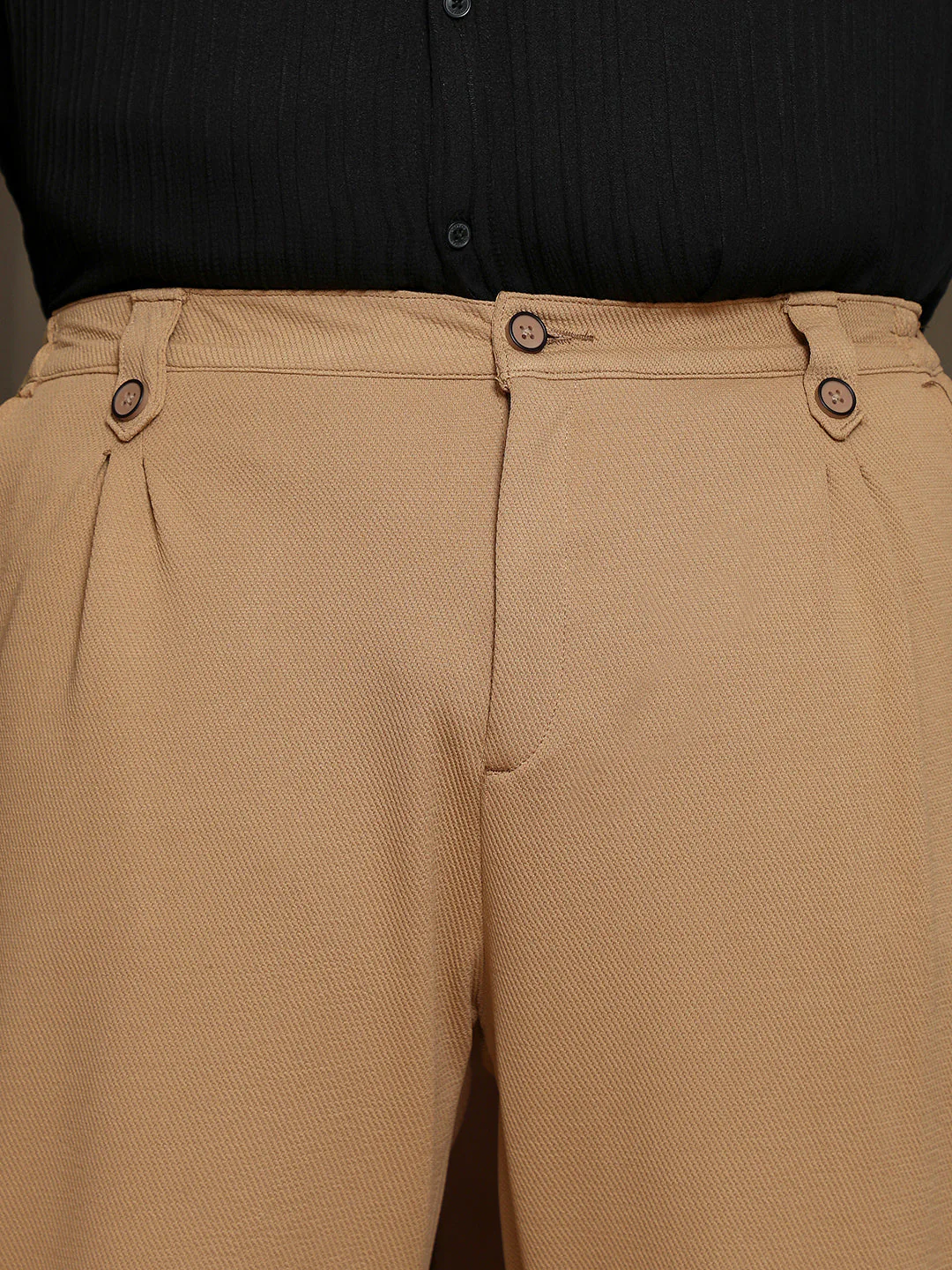 Twill-Pleated Trousers - Image 7