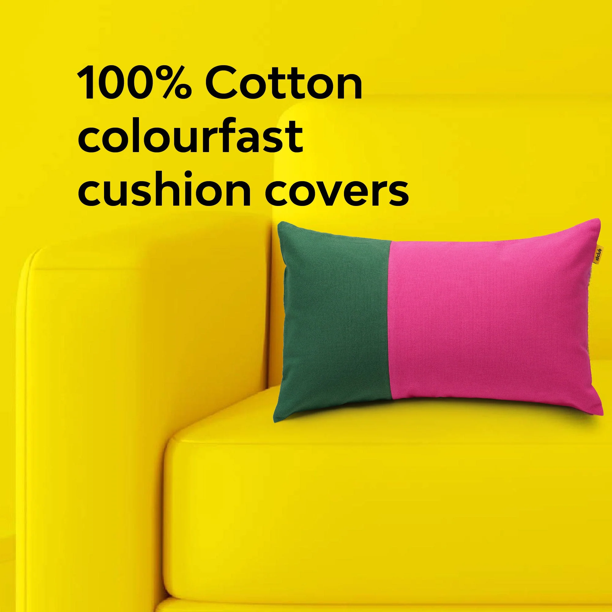 Two Tone Lumbar Cushion Cover | Set Of 2 - Image 17