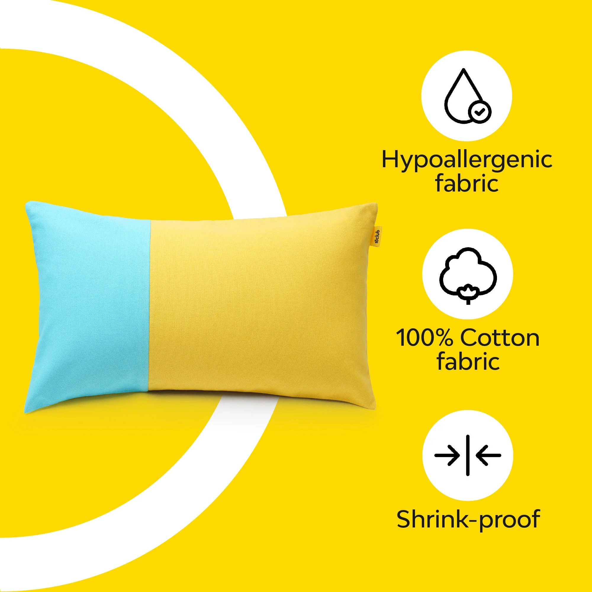 Two Tone Lumbar Cushion Cover | Set Of 2 - Image 25