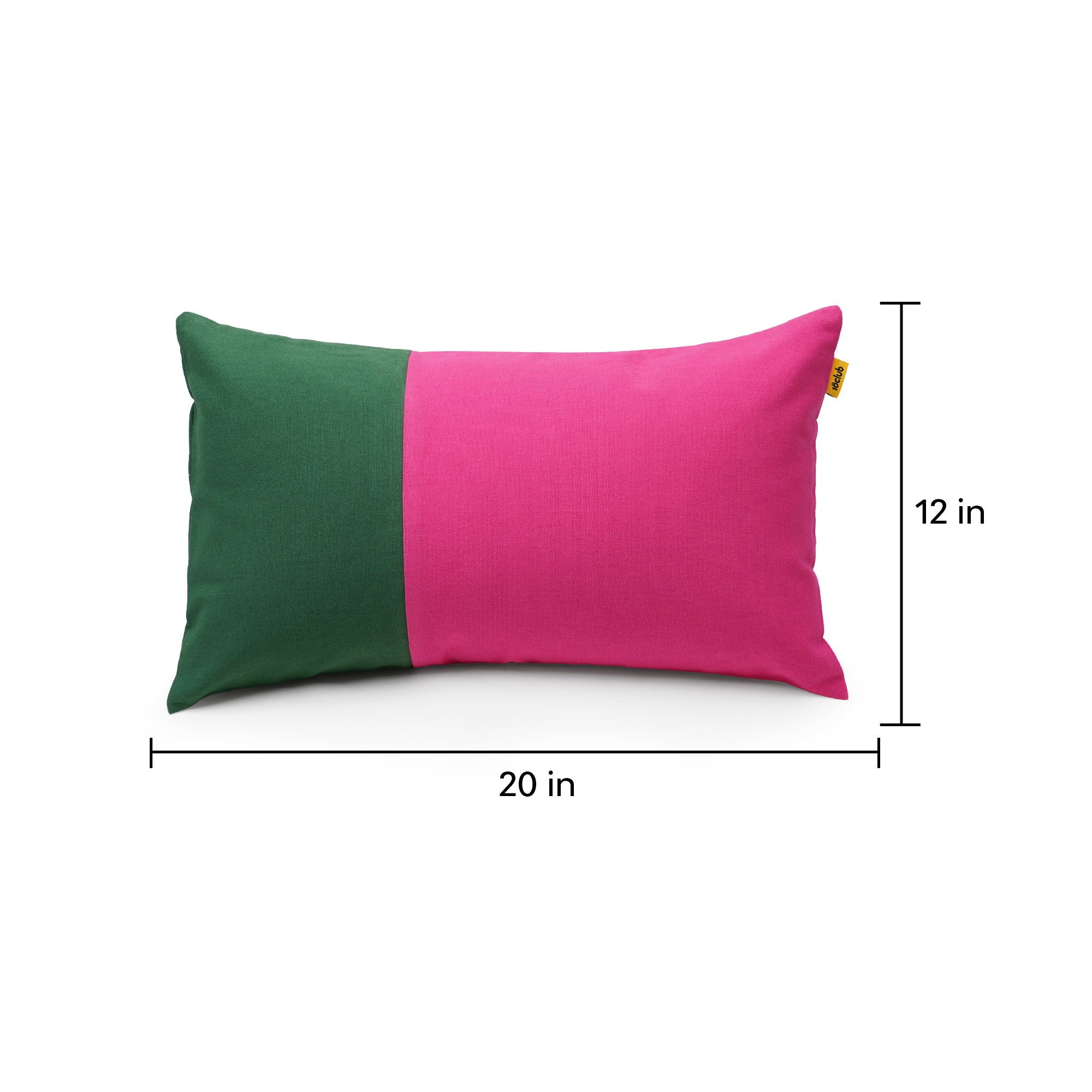 Two Tone Lumbar Cushion Cover | Single - Image 6
