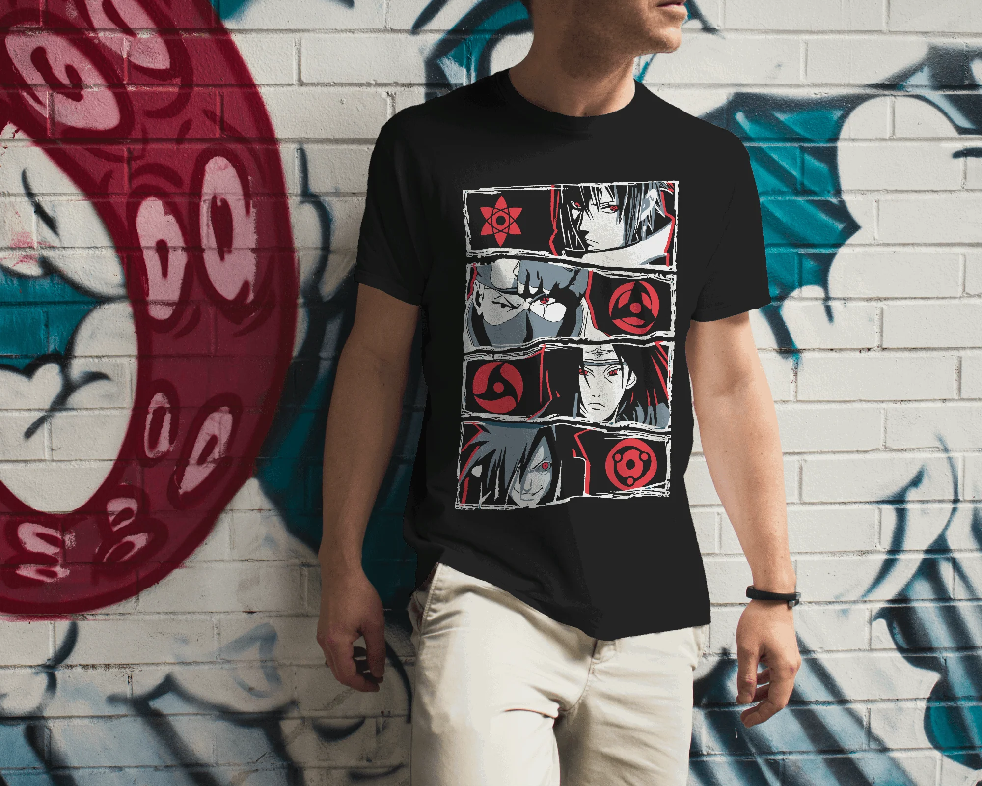 Uchiha Clan Sharingan Tee - Image 2