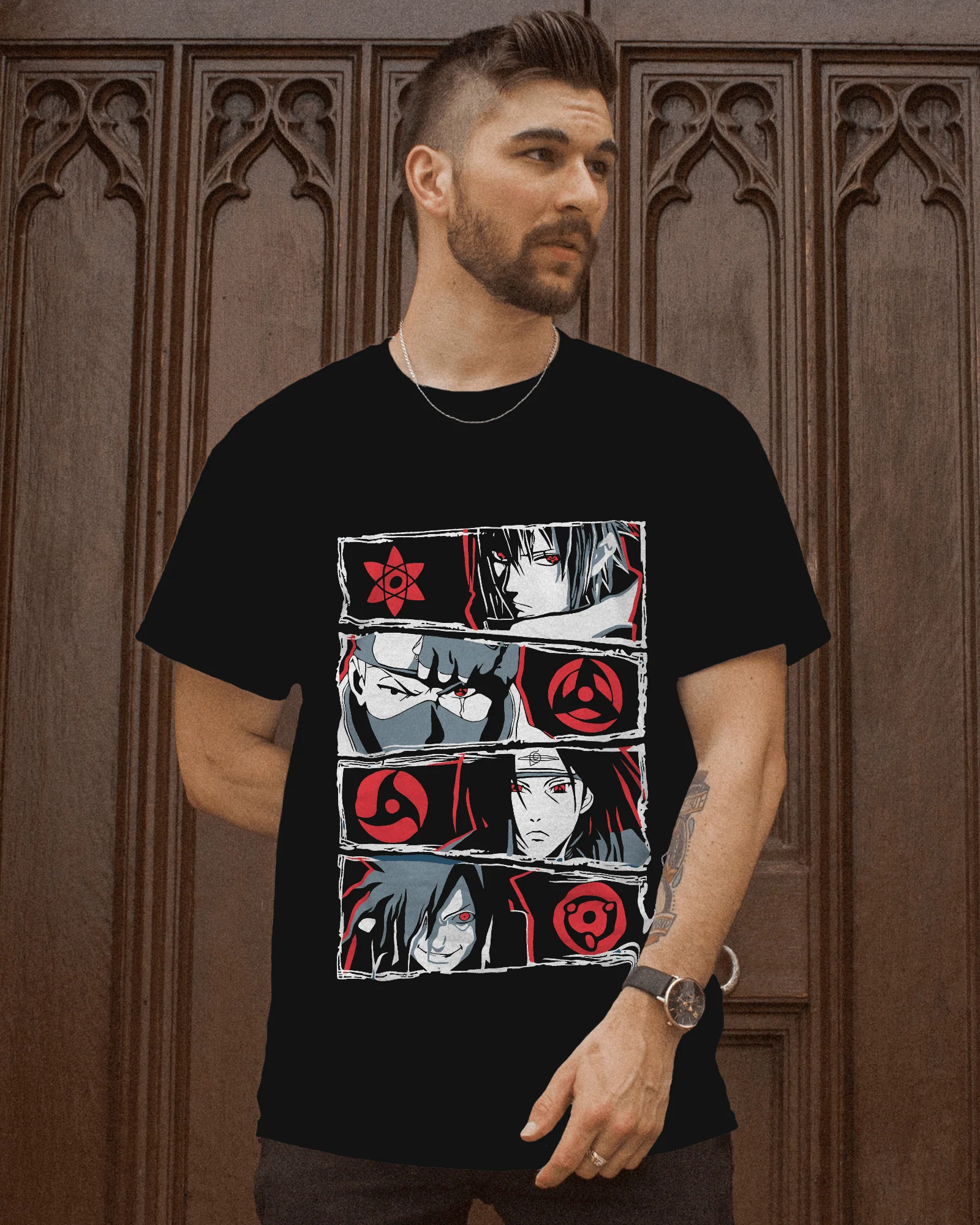 Uchiha Clan Sharingan Tee - Image 3