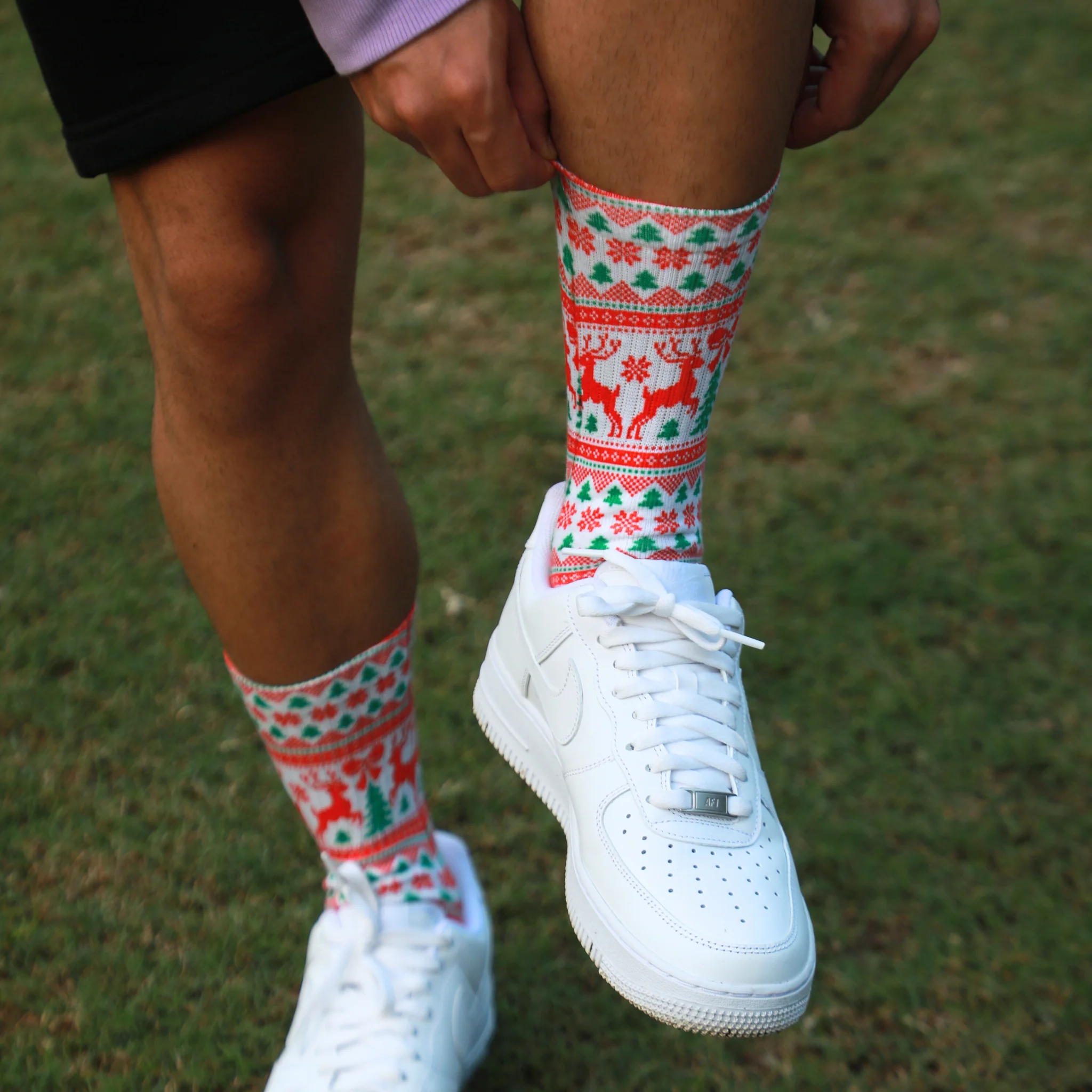 Ugly Christmas Pattern Socks - Image 3