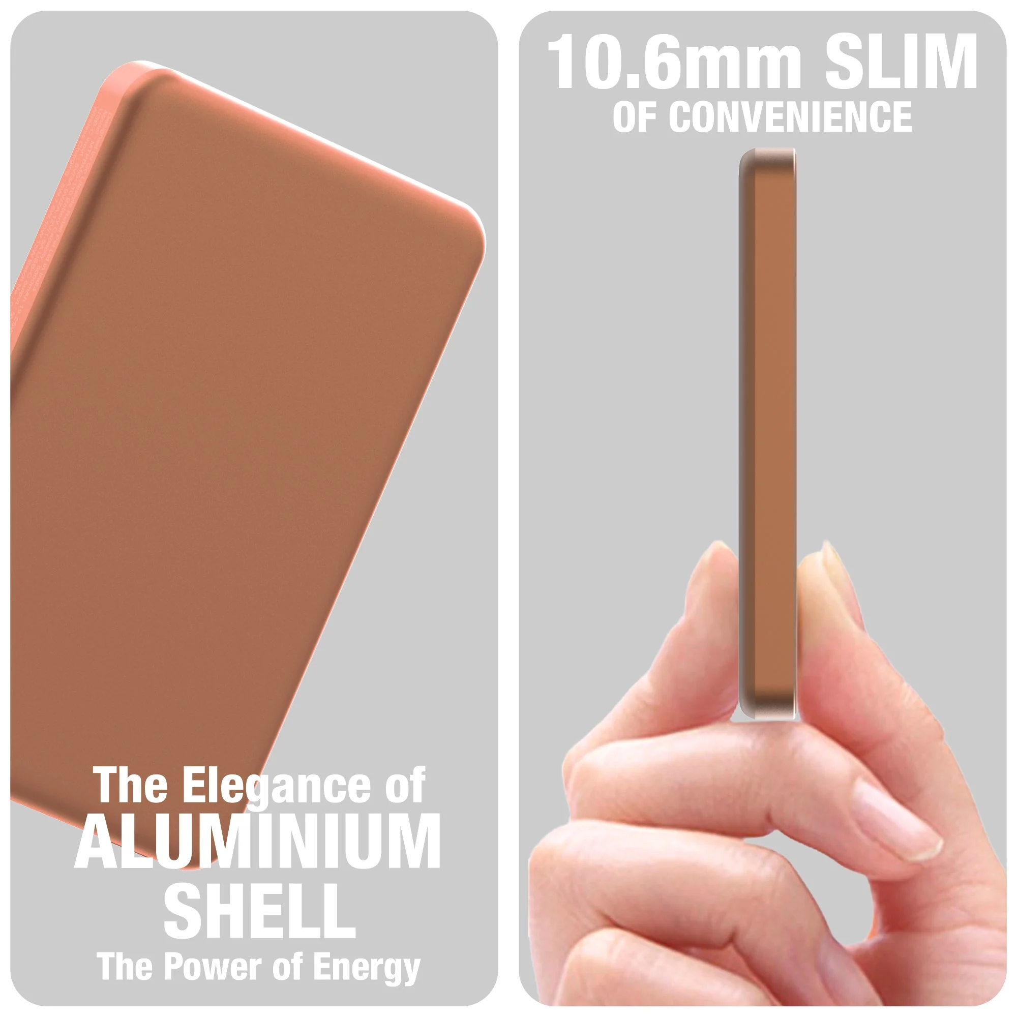 Ultra Slim 5000mAh MagClick Metal Power Bank (Pocket & Travel-Friendly) offers 15W Wireless Charging and 20W Wired Fast Charging for iPhone 16.Series, iPhone 15 Series and magnetic Devices. - Image 2