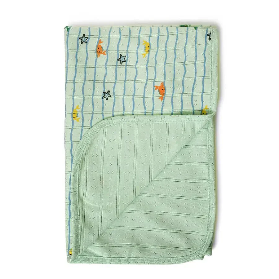 Ultra Soft Kids Blanket- Green - Image 5