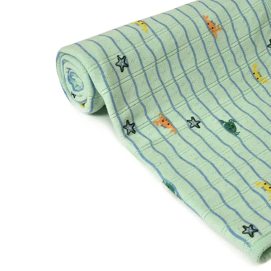 Ultra Soft Kids Blanket- Green - Image 7