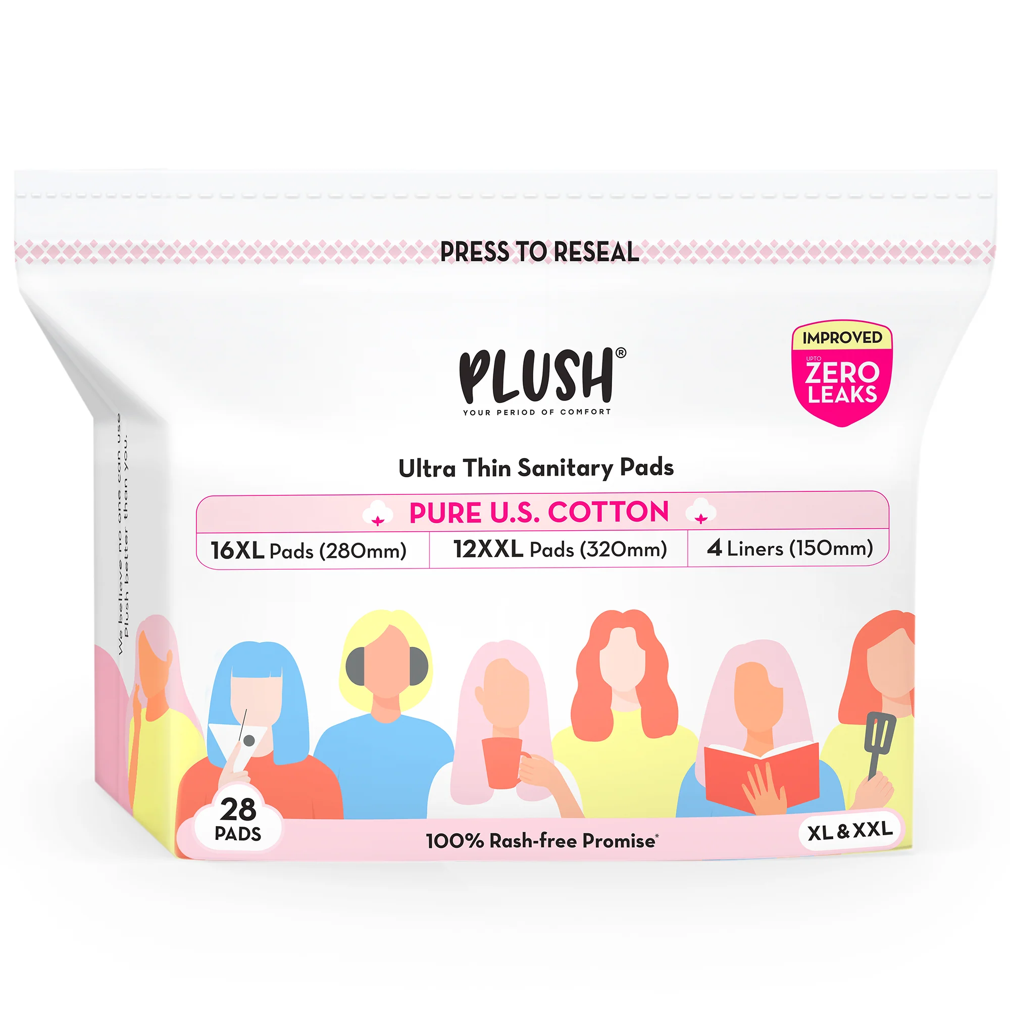Ultra-Thin Sanitary Pads - Pack of 28 - Image 39
