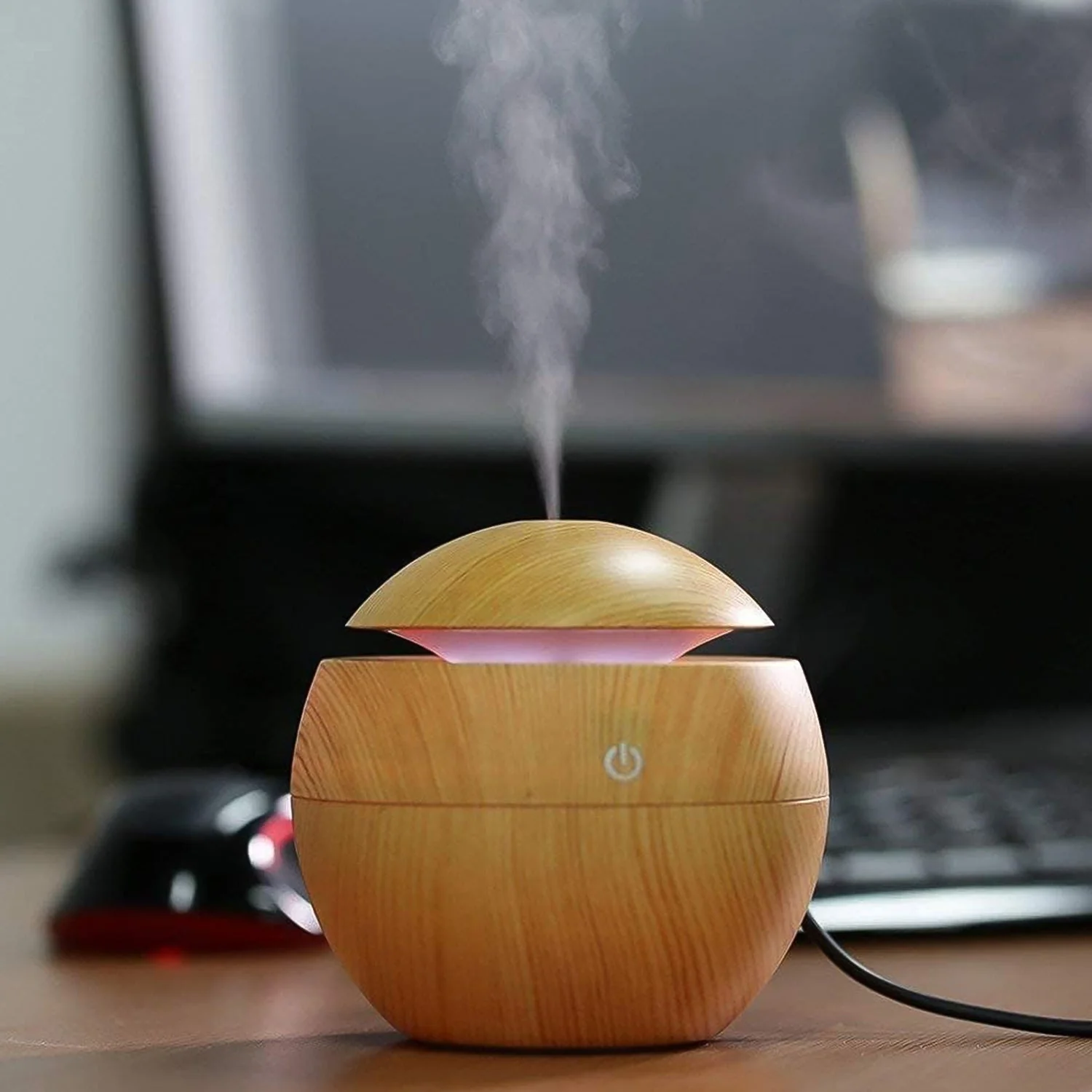 Ultrasonic Aromatherapy Humidifier USB Desktop (130 ML / 1 Pc) - Image 6