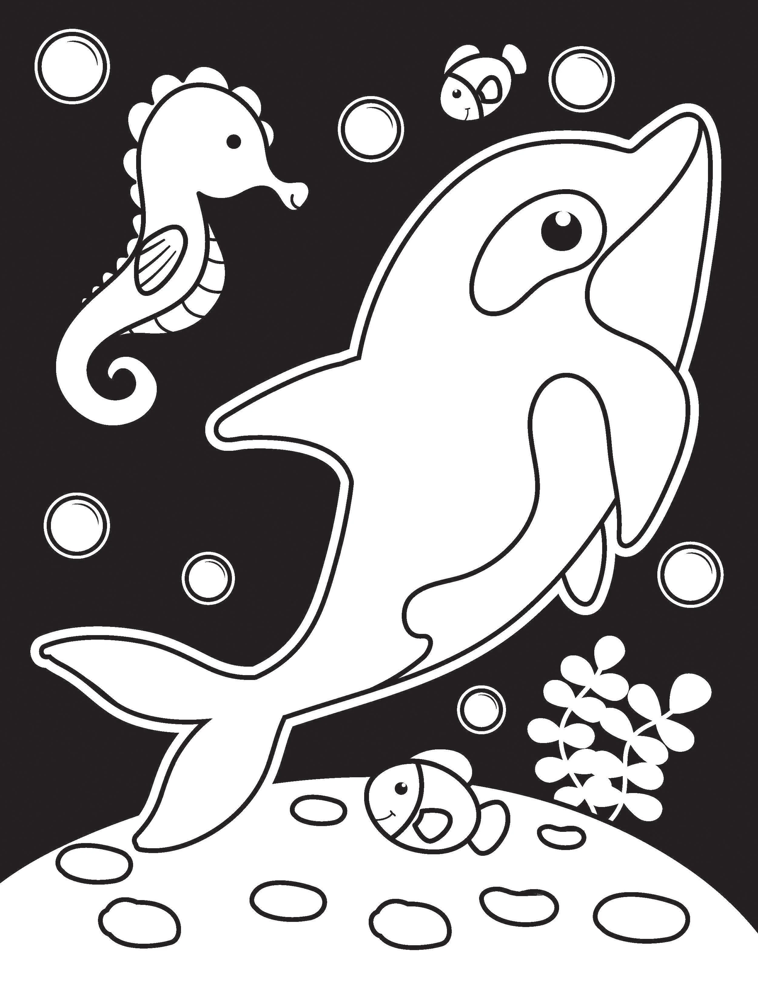 Under Ocean Neon Colour and Sticker Dots Book Over 500 Stickers - Image 6